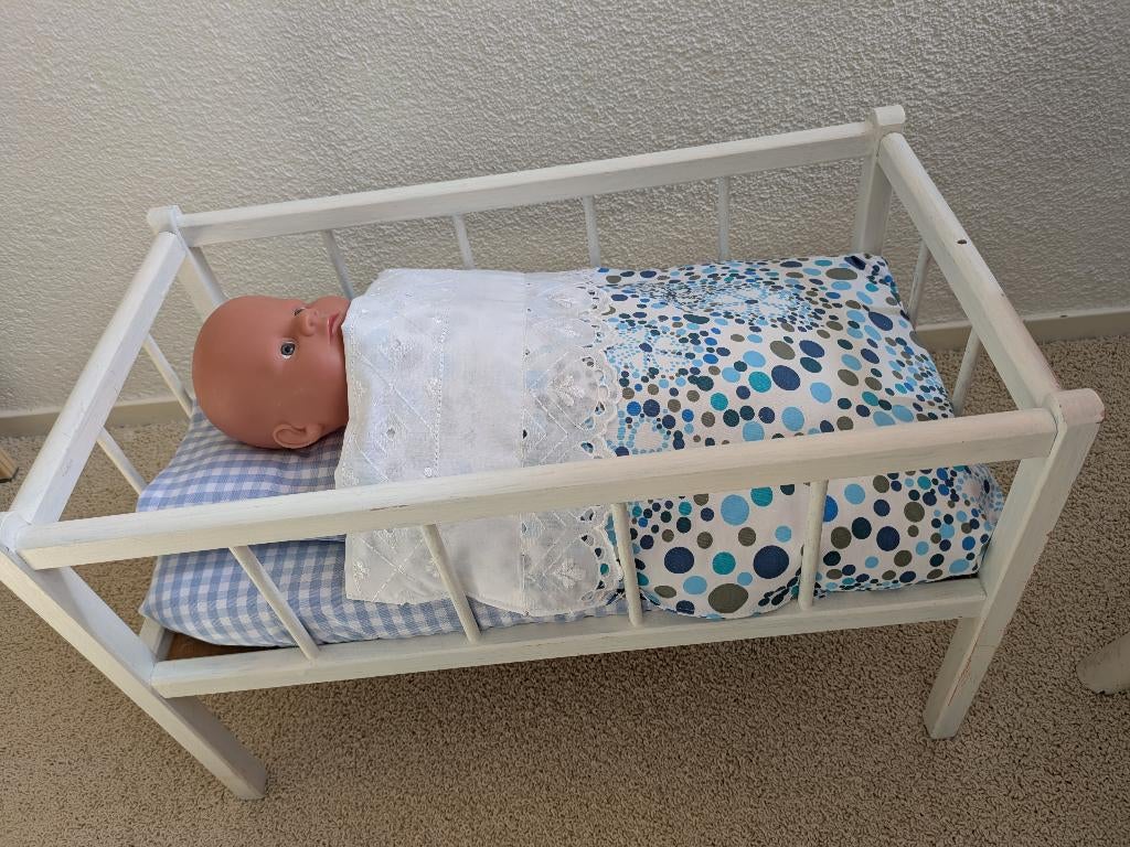 Poppenbedje, Kinderen en Baby's, Speelgoed | Poppen, Gebruikt, Babypop, Ophalen