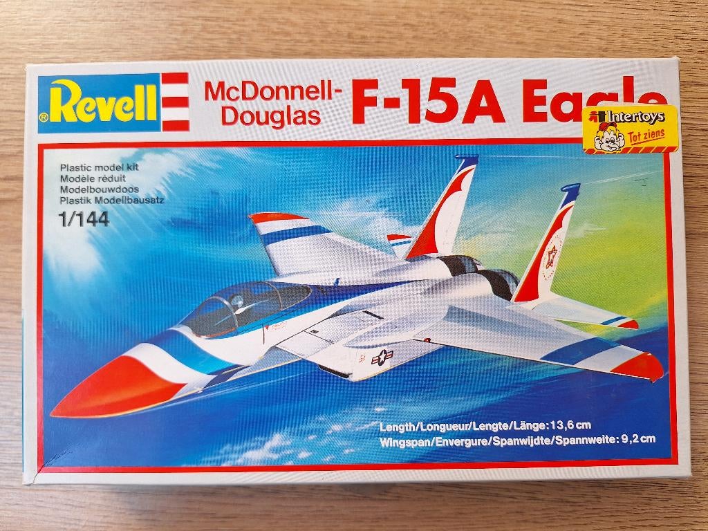 1:144 1/144 Revell McDonnell-Douglas F-15A Eagle, Hobby en Vrije tijd, Modelbouw | Vliegtuigen en Helikopters, 1:144 tot 1:200