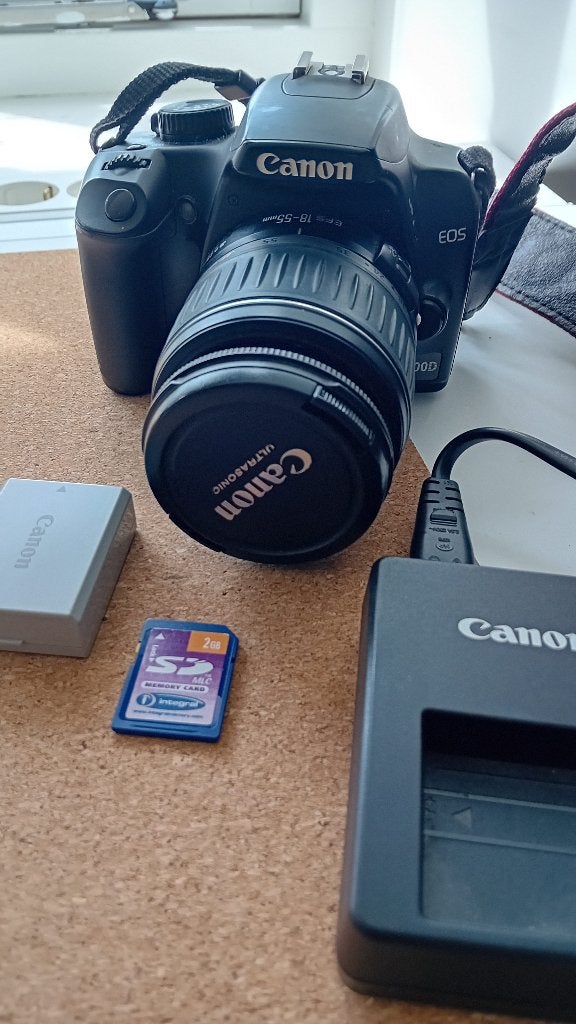 Canon EOS 1000D Complete Startersset Spiegelreflexcamera, Ingebouwde flitser, Gebruikt, Spiegelreflex, Canon
