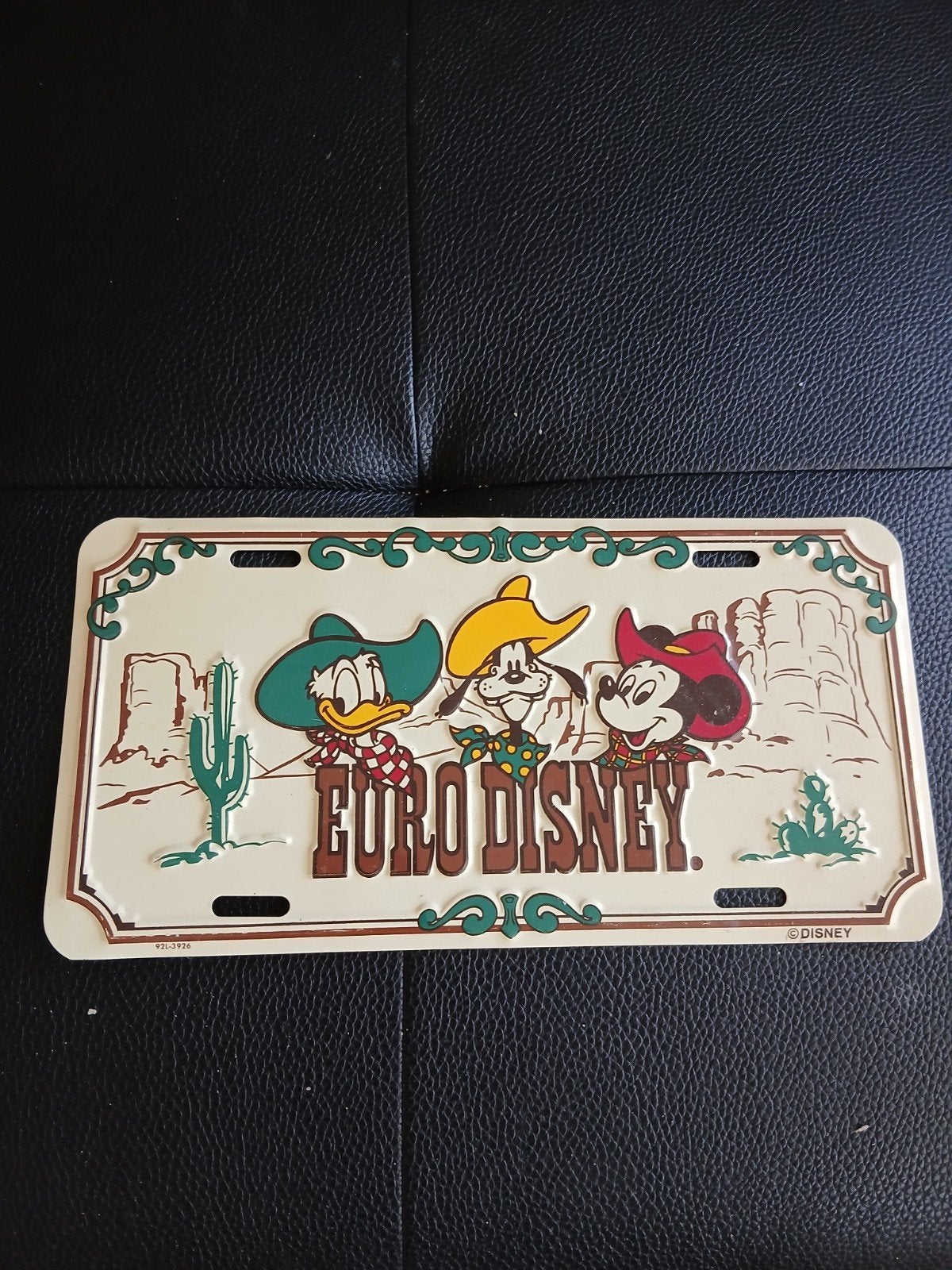 Blikken bord walt disney, Ophalen, Gebruikt, Overige