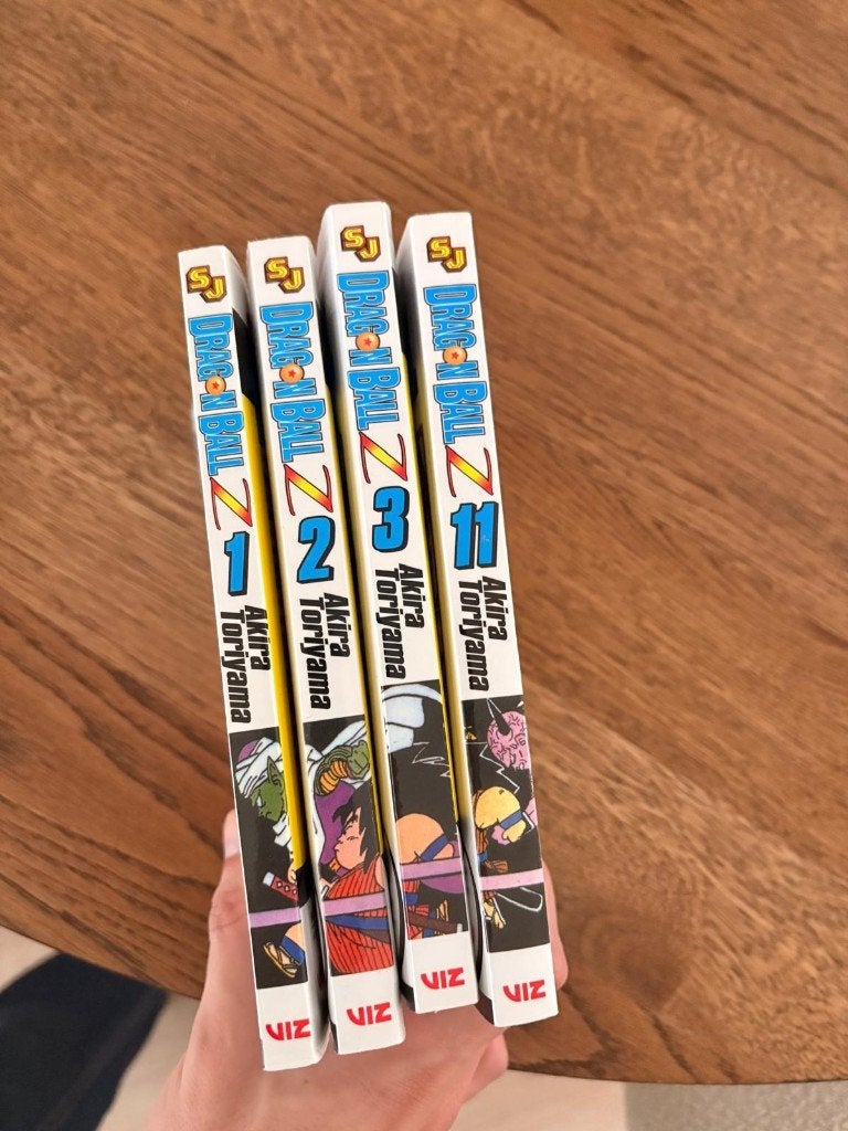 Dragon ball Z manga: Nr. 1, 2, 3 & 11., Ophalen of Verzenden, Zo goed als nieuw, Meerdere comics, Akira Toriyama
