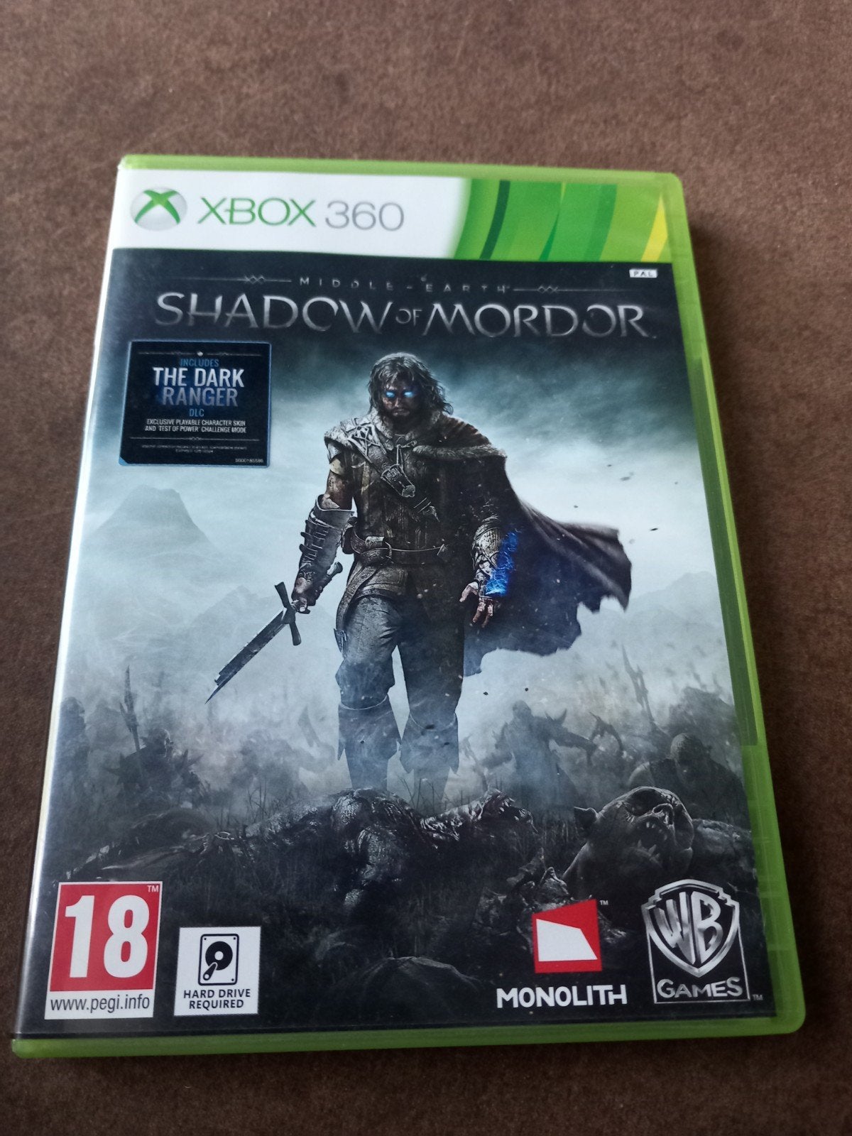 Middle-earth: Shadow of Mordor - Xbox 360 (Inclusief DLC), Avontuur en Actie, Gebruikt, Vanaf 18 jaar, 2900 W. Alameda Ave., Burbank, CA 91505, USA