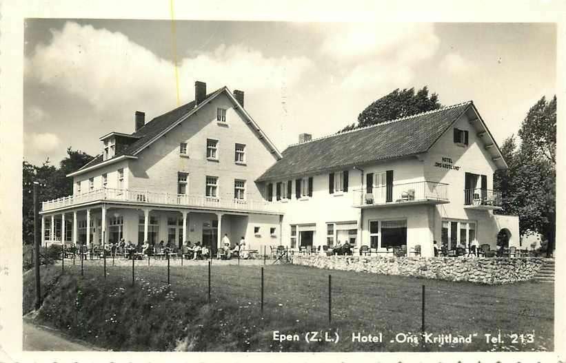 377-081-027 Epen ZL Hotel Ons Krijtland, Verzenden, Voor 1920, Noord-Brabant