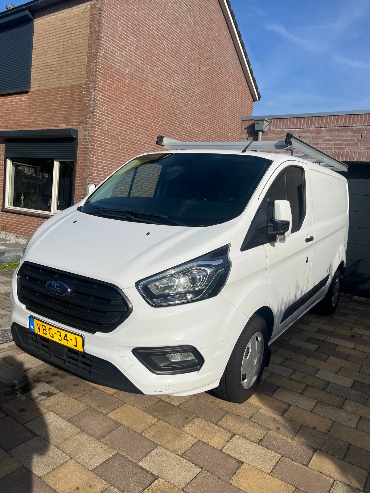 Ford Transit Custom Gbdc 2.0 Tdci 105PK 280 L1h1 2019, Auto's, Voorwielaandrijving, 1995 cc, 4 cilinders, Wit
