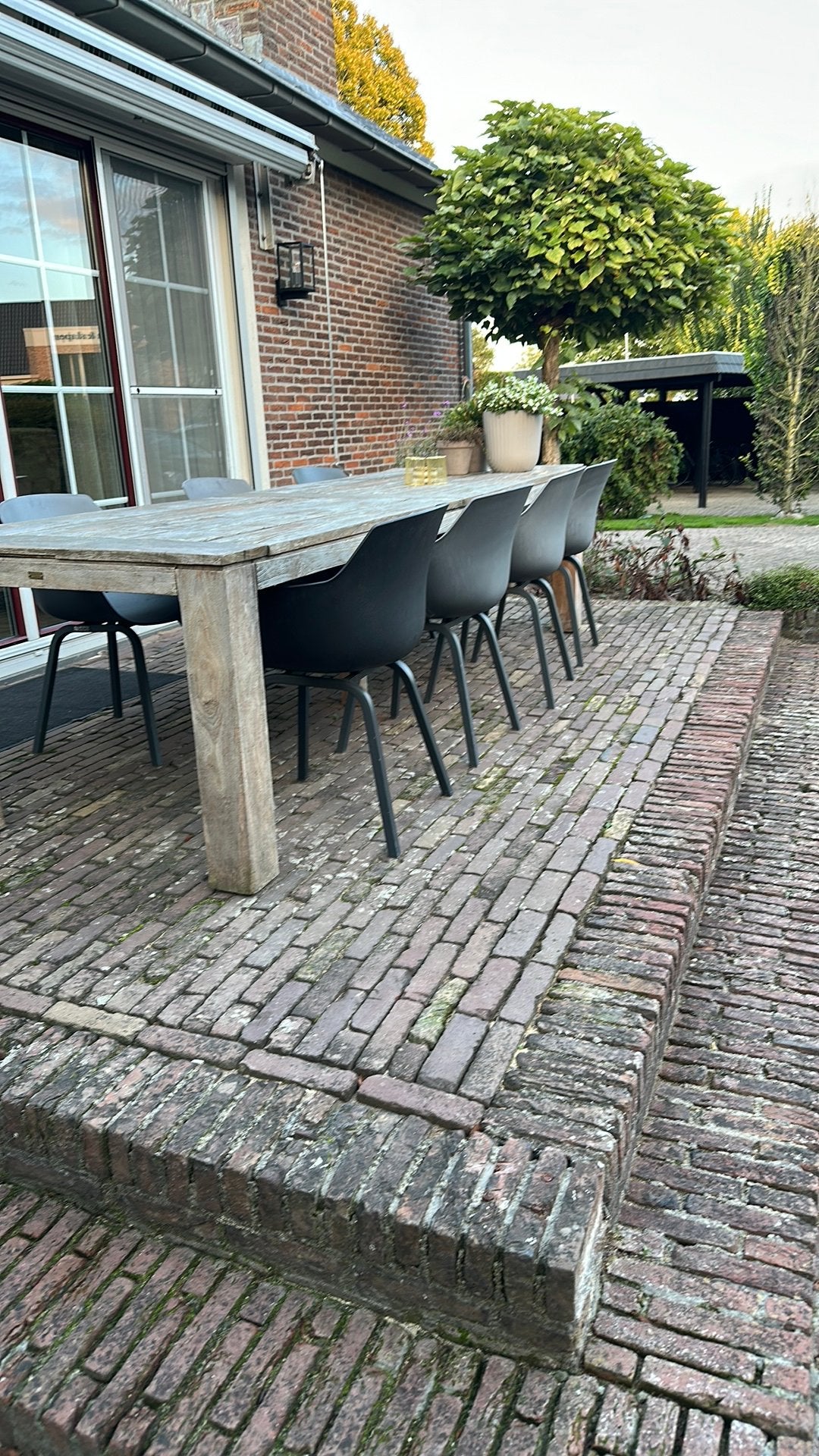 Tuinstoelen kuipmodel 7 stuks, Tuin en Terras, Ophalen of Verzenden, Zo goed als nieuw, Kunststof
