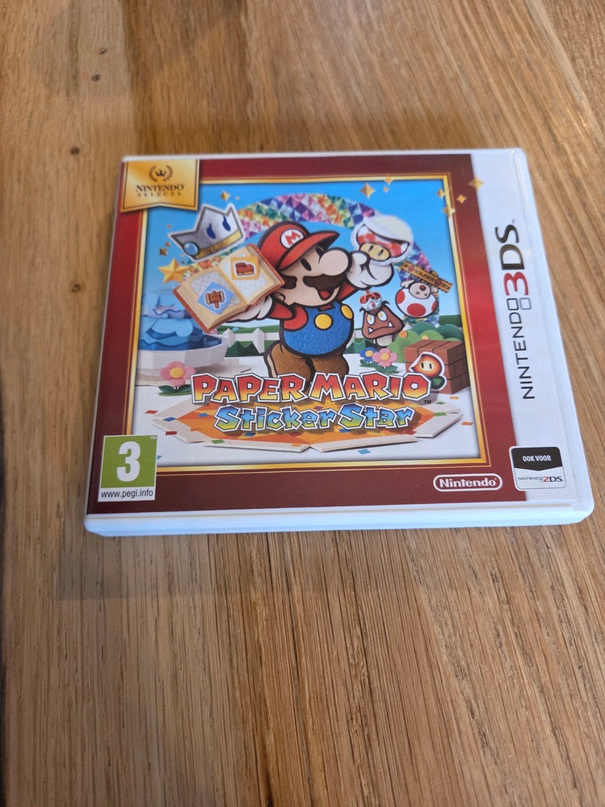 Paper Mario sticker star nintendo 3ds, 1 speler, Ophalen of Verzenden, Zo goed als nieuw, Vanaf 3 jaar
