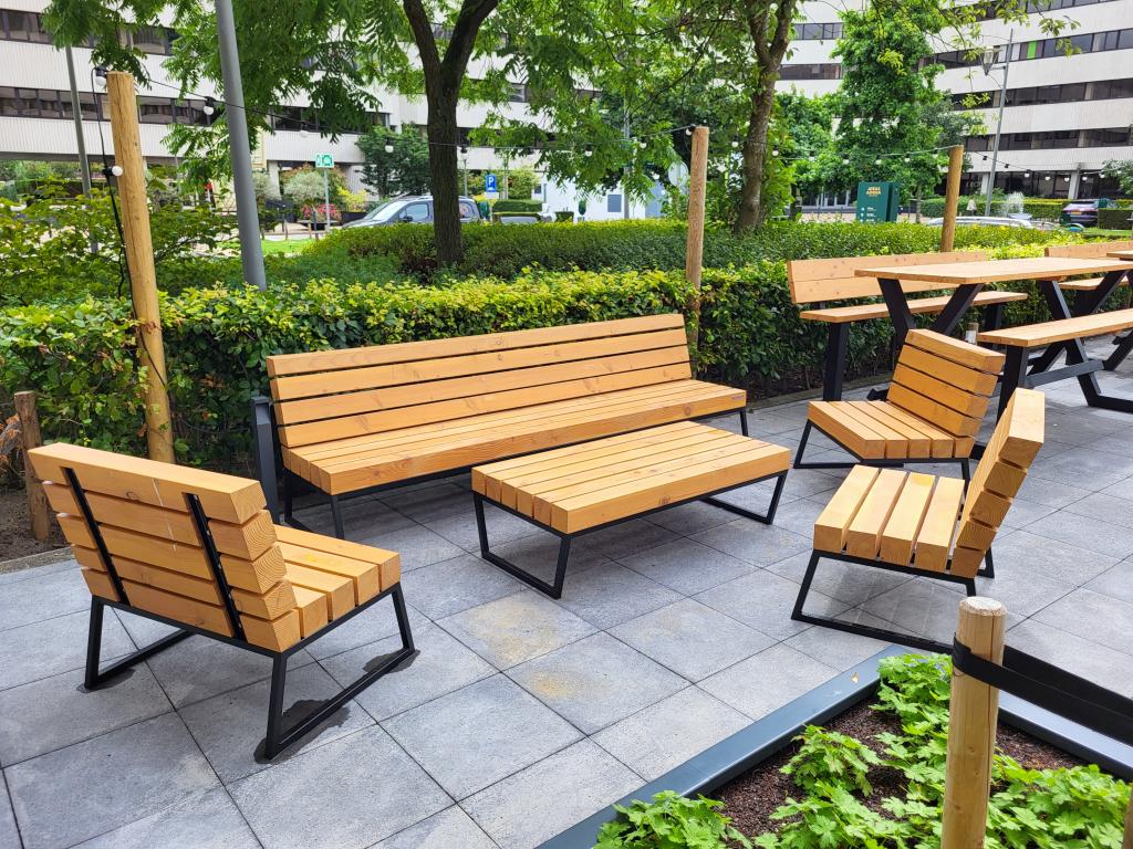 Lounge set Douglas. Stoel, Bank, Hocker. Set of los., Tuin en Terras, Tuinsets en Loungesets, Niet ingevuld, Niet ingevuld, Nieuw