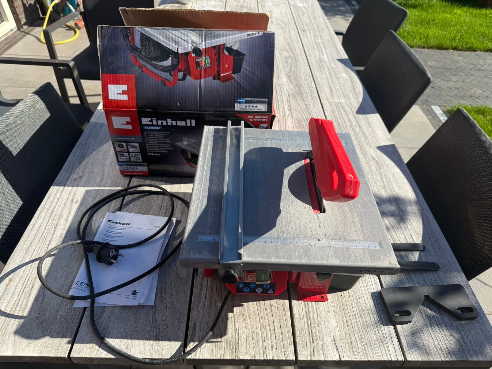Einhell Tegelsnijmachine TC-TC 618, Ophalen, Minder dan 30 mm, Gebruikt, Overige typen