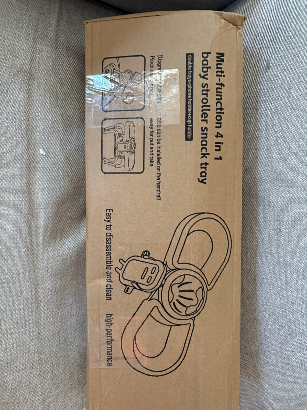 Multifunctionele 4-in-1 kinderwagen snacktray, Ophalen, Nieuw, Kinderwagen, Overige merken
