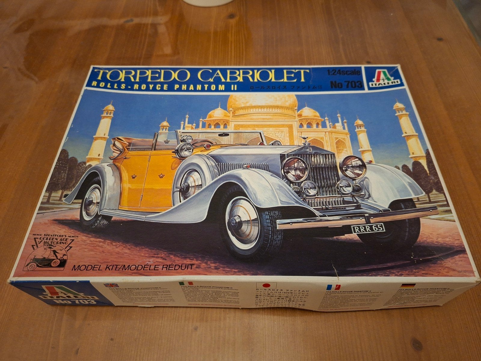 Italeri 1/24 Torpedo Cabriolet Rolls-Royce Phantom II, Hobby en Vrije tijd, Modelbouw | Auto's en Voertuigen, Groter dan 1:32
