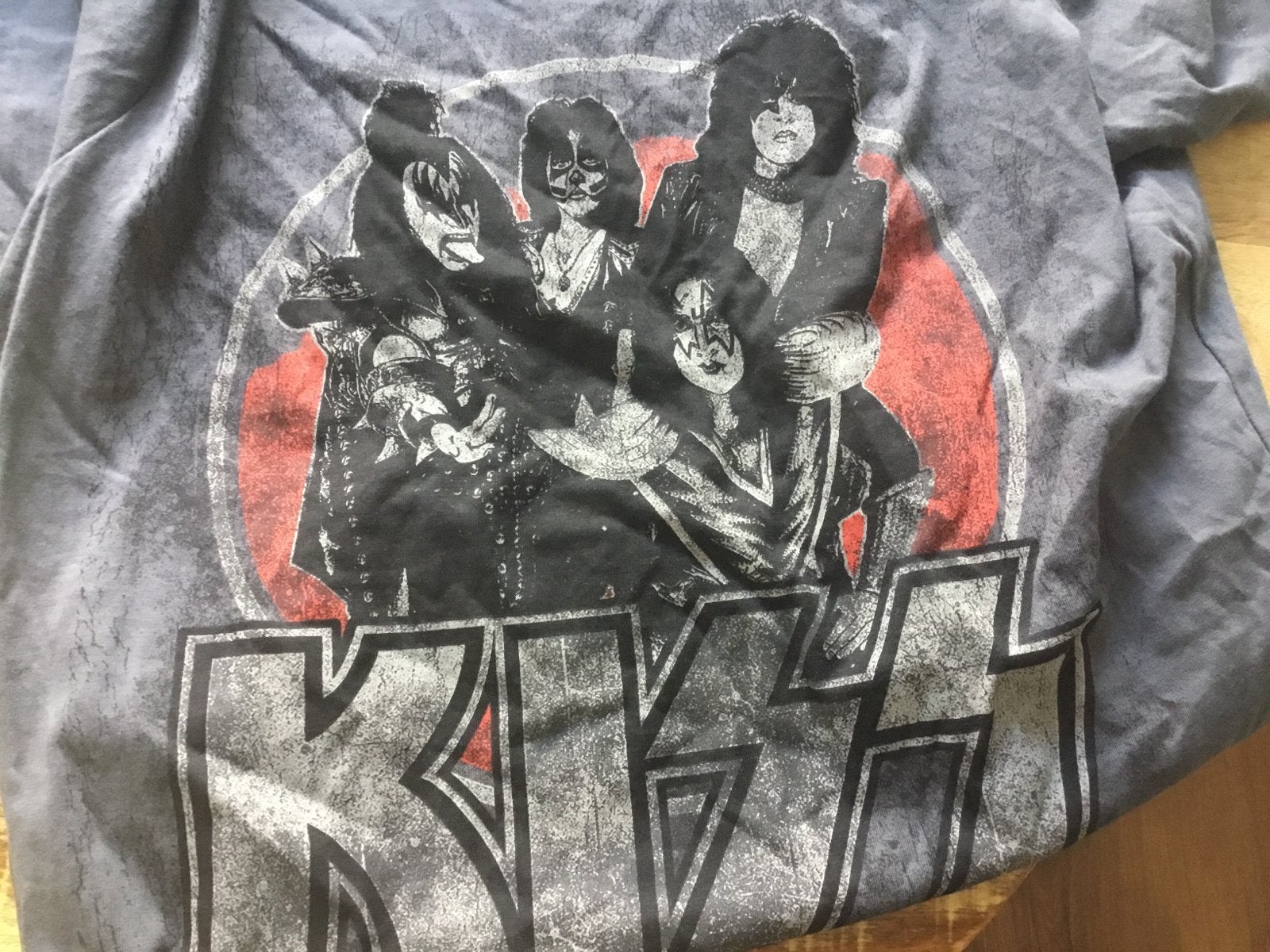KISS Band T-shirt - Grijs - Maat M, Ophalen of Verzenden, Nieuw