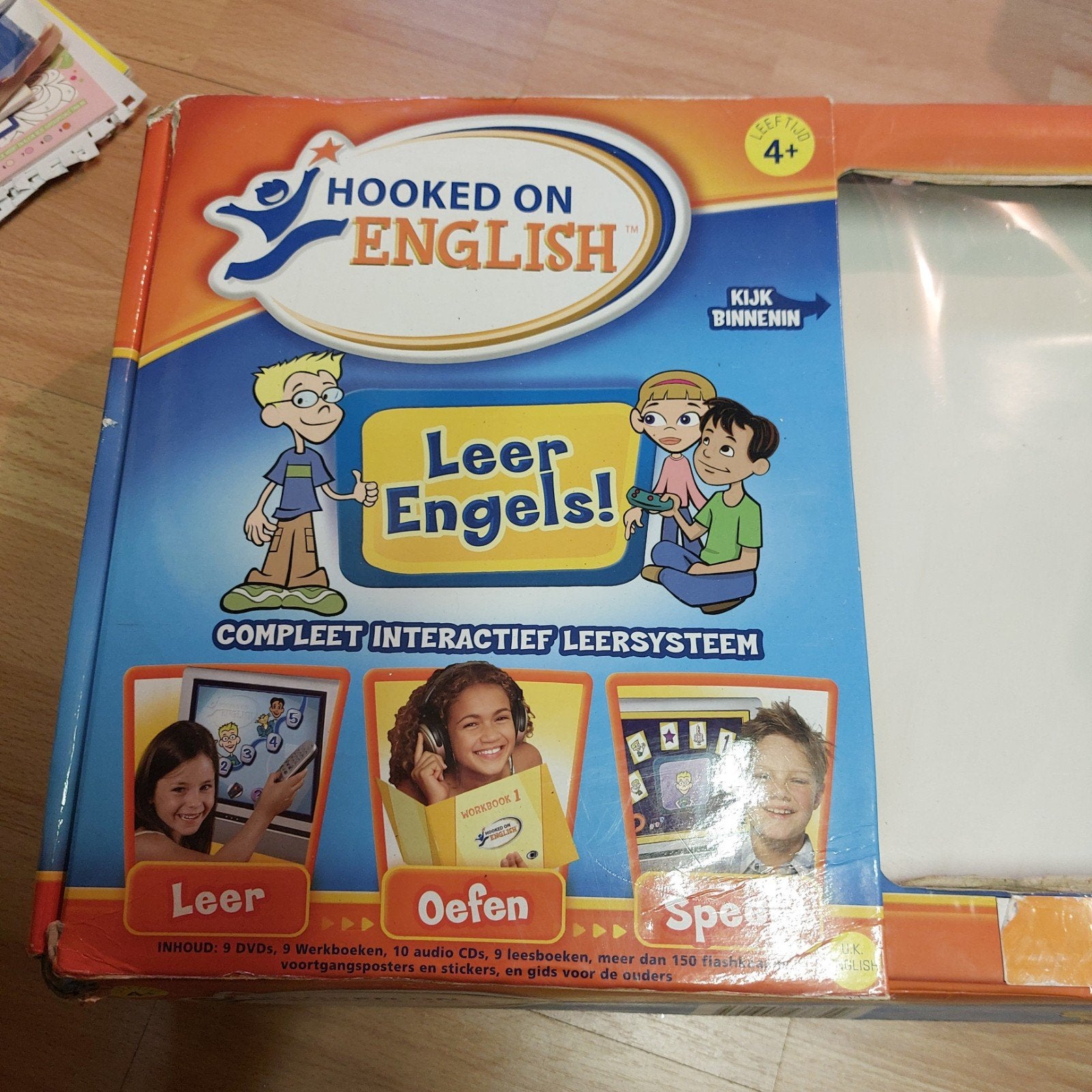 Hooked on English: Compleet Interactief Leersysteem, Ophalen of Verzenden, Gebruikt, Taalcursus