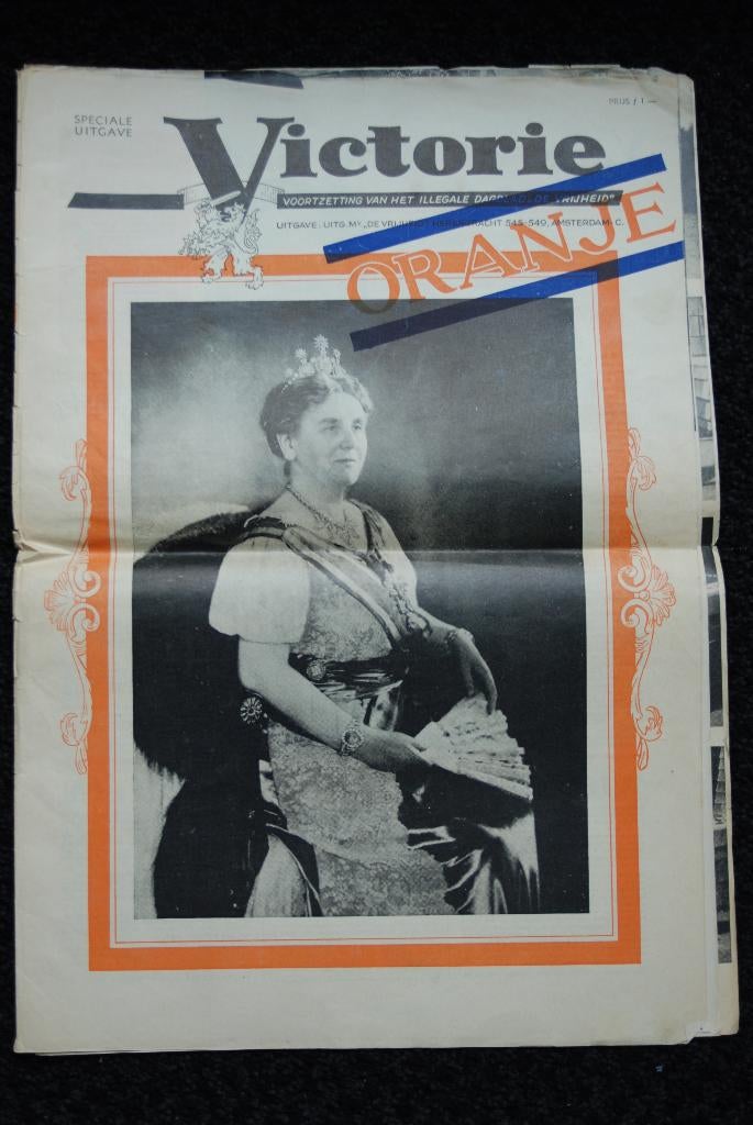 Victorie Oranje, Ophalen of Verzenden, Overige soorten, Nederland, Boek of Tijdschrift
