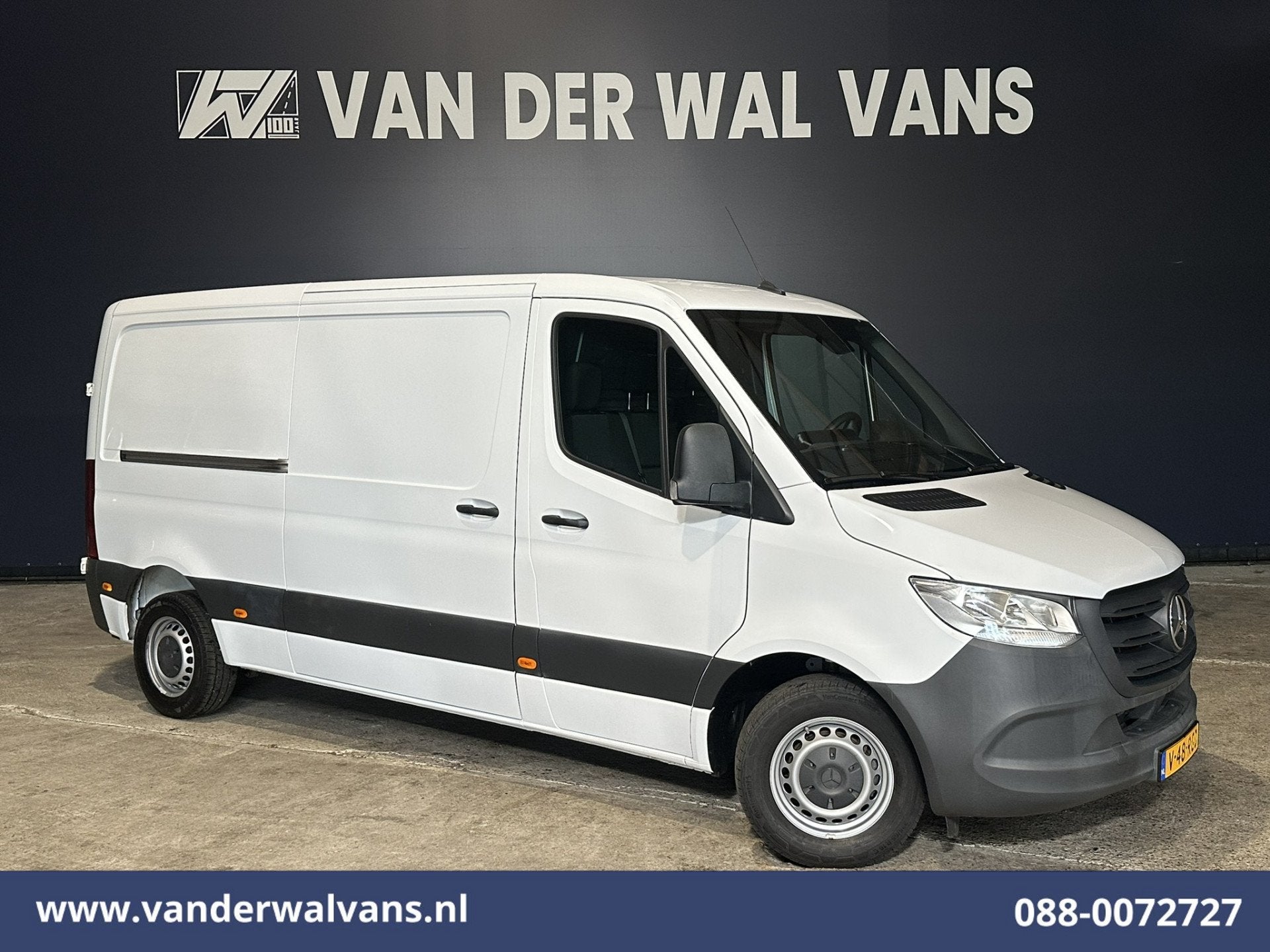 Mercedes-Benz Sprinter 314 CDI 143pk L2H1 Euro6 Airco | Came, Dealer onderhouden, Gebruikt, Wit, Mercedes-Benz