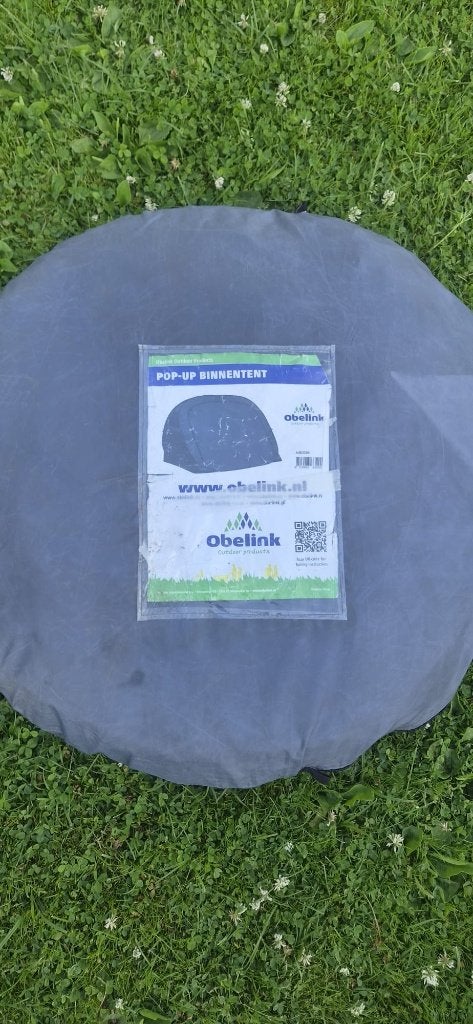 Te Koop obelink binnentent, Caravans en Kamperen, Ophalen, Gebruikt, Tot en met 2