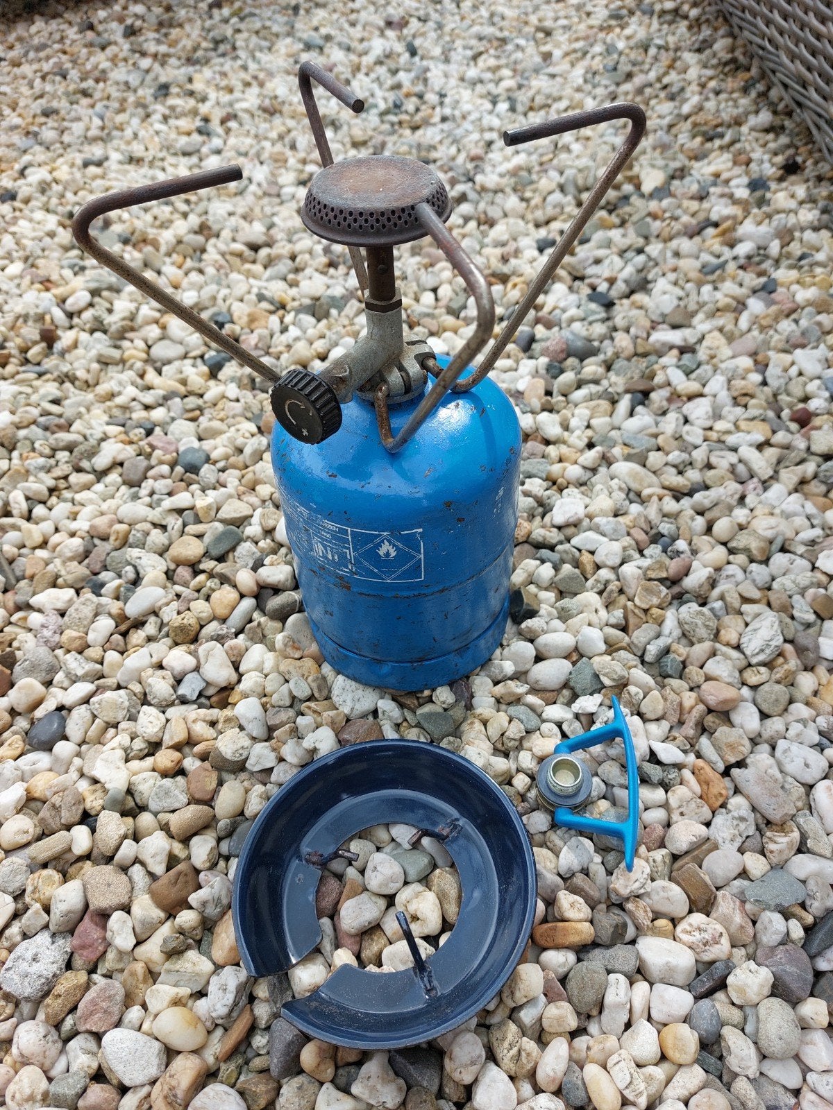 Campingaz kooktoestel met gasfles, Ophalen, Gebruikt
