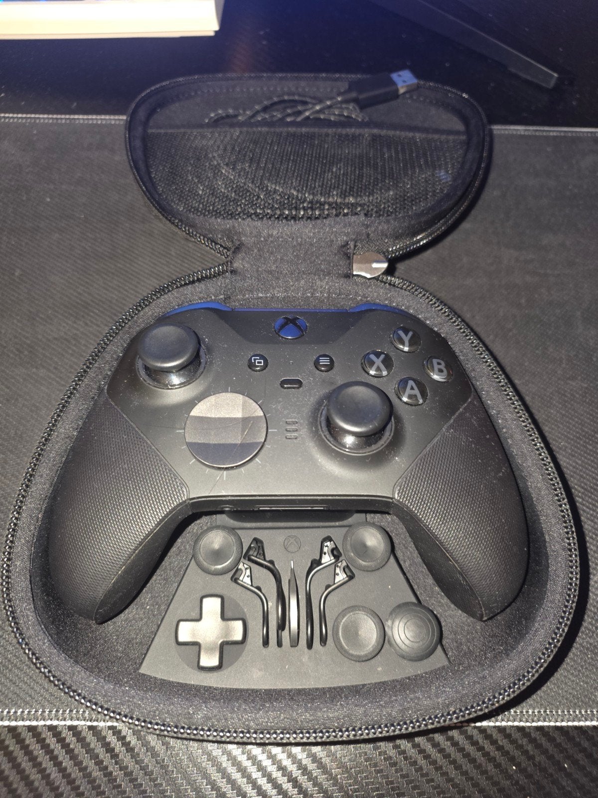 Microsoft/Xbox Elite Controller Series 2, Xbox One, Ophalen of Verzenden, Zo goed als nieuw, Controller