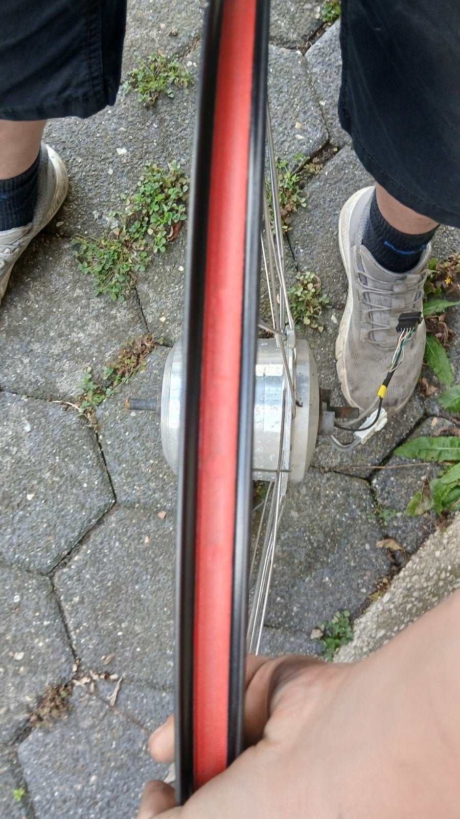 Voorwiel met Hub Motor voor sparta E-bike (CMU-9 24SPR-C), Gebruikt, Onbekend, Ophalen of Verzenden, Aluminium