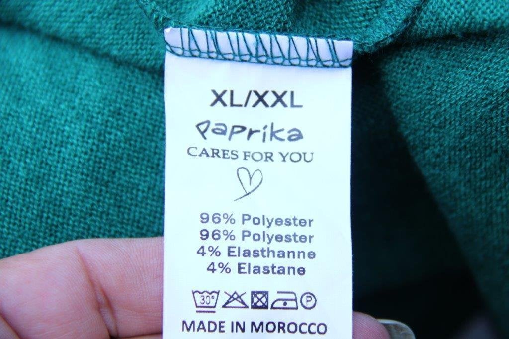 Vest groen Paprika mt Xl/XXL Vaste prijs, Maat 46/48 (XL) of groter, Ophalen of Verzenden, Zo goed als nieuw, Paprika