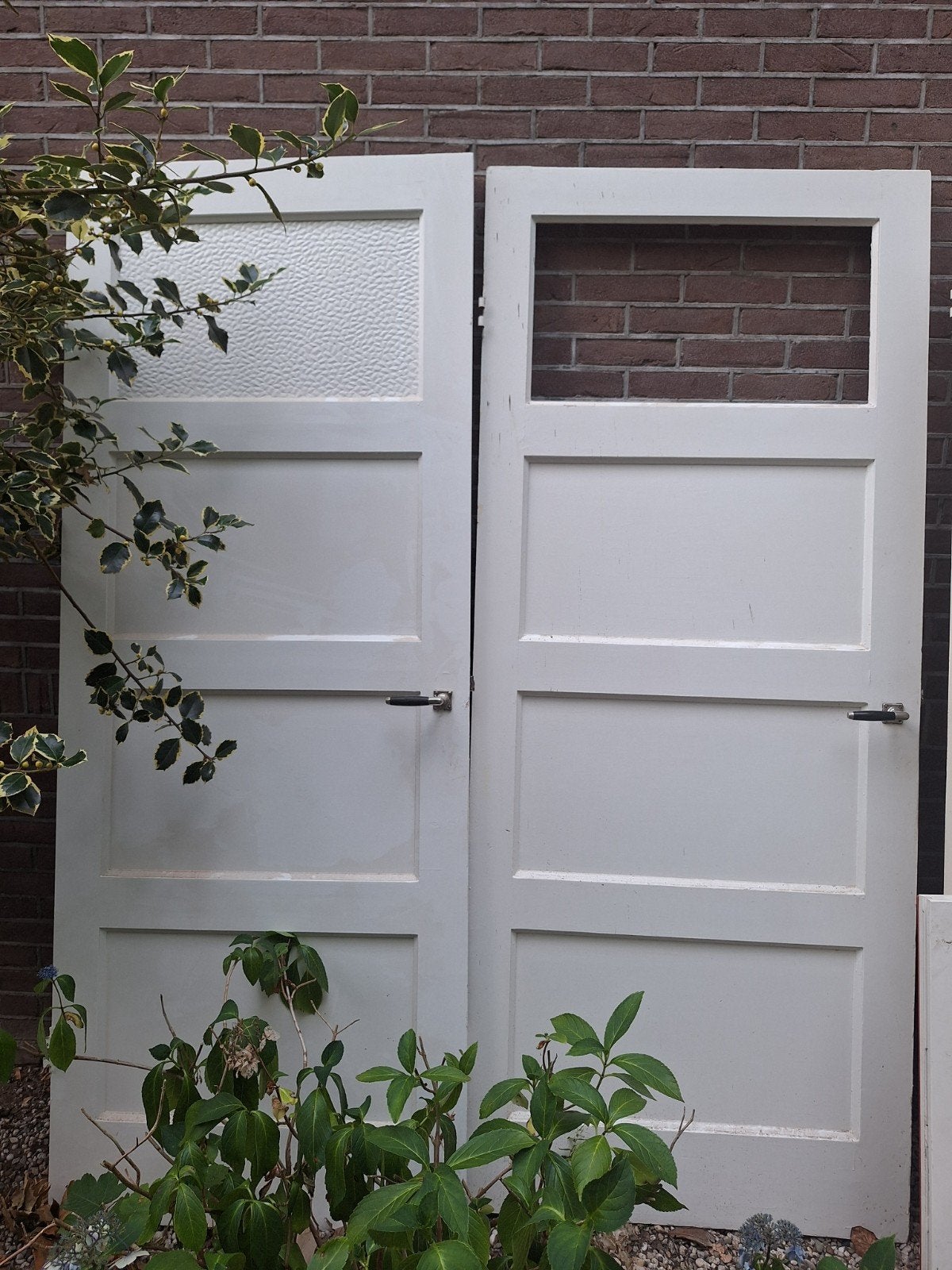 4x Jaren dertig houten binnen paneeldeur, Ophalen, Gebruikt, Binnendeur, 200 tot 215 cm