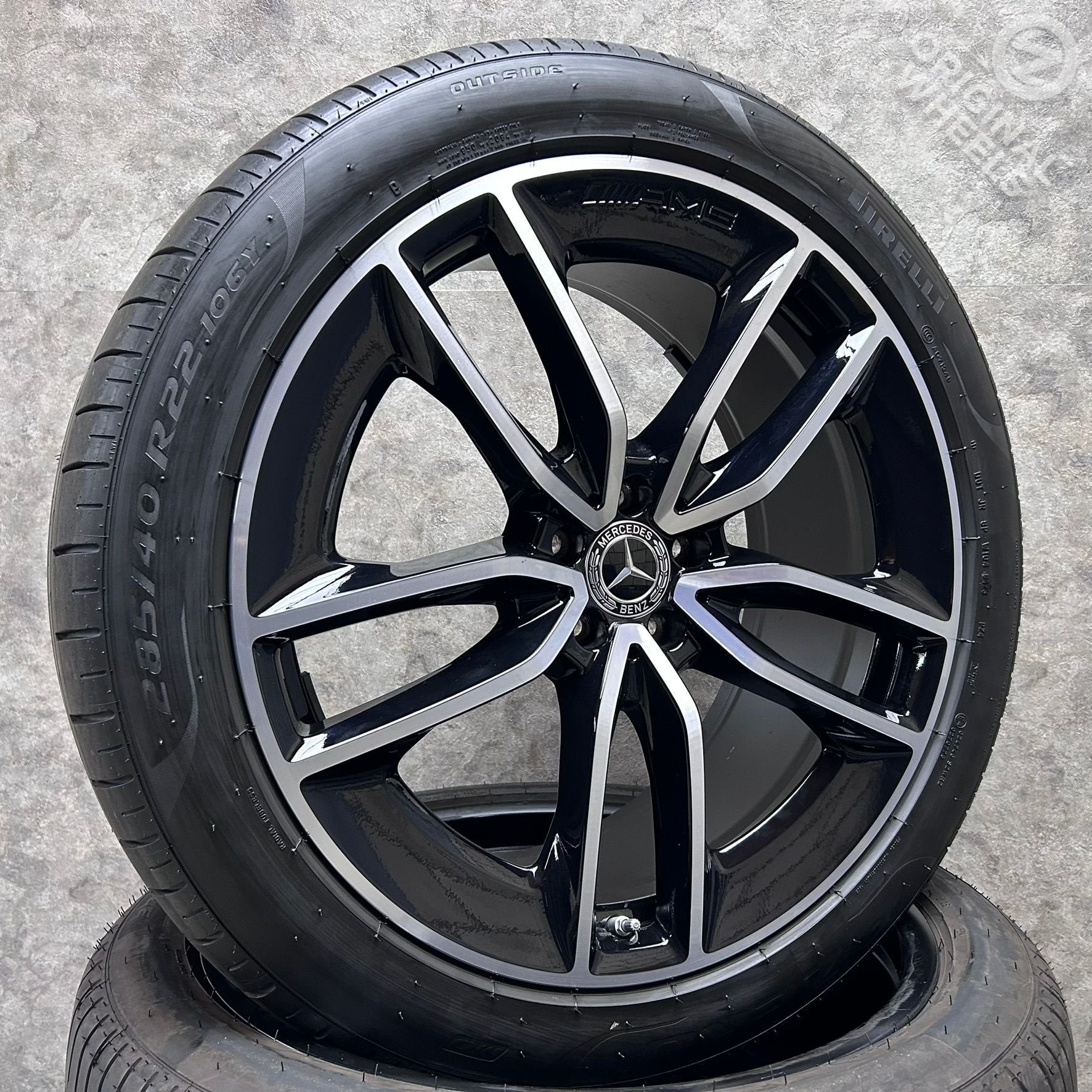 22 inch originele AMG velgen + zomerbanden Mercedes GLE, Auto-onderdelen, Gebruikt, -, 285 mm, -