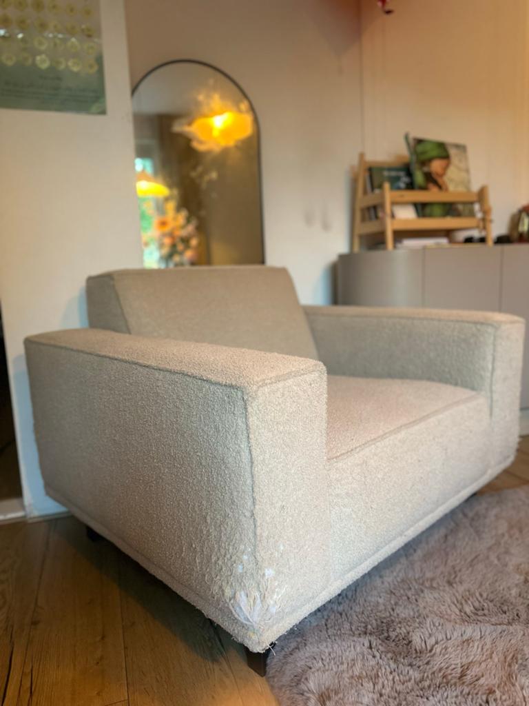 Comfortabele Teddy Bank - Zachte Stof, Huis en Inrichting, Banken | Bankstellen, Ophalen, Gebruikt, 150 tot 200 cm, Tweepersoons