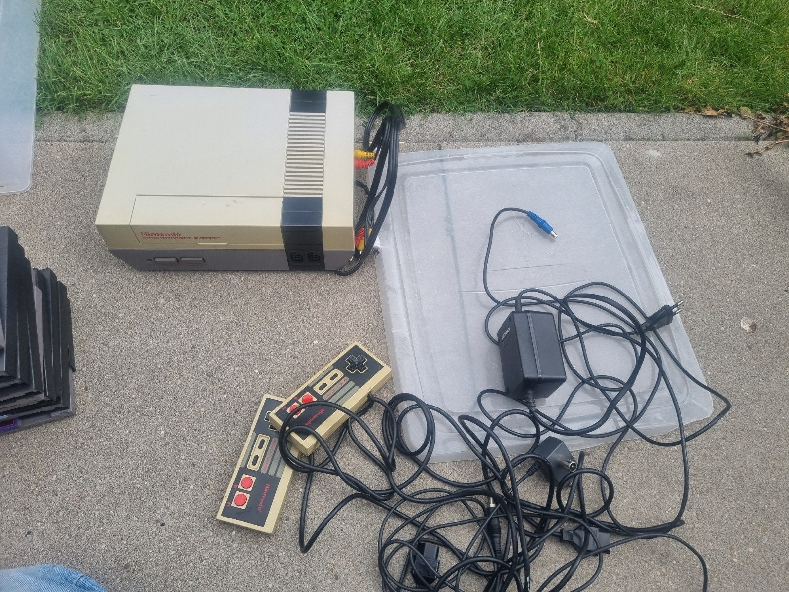 Nintendo nes met toebehoren en games, Ophalen of Verzenden, Gebruikt, Met 2 controllers