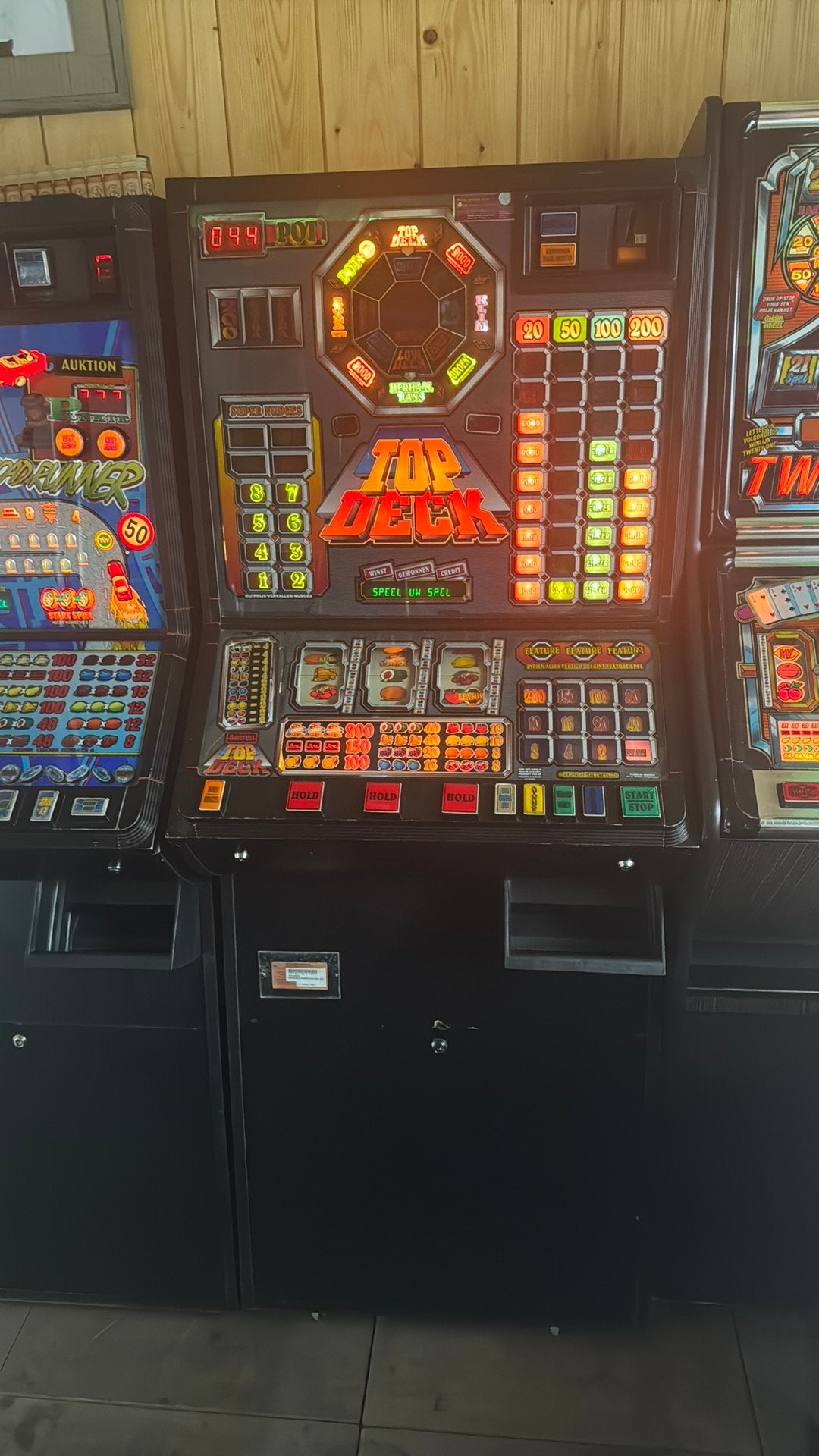 TOPDECK GOKKAST, Verzamelen, Automaten | Gokkasten en Fruitautomaten, Euro, Ophalen, Gebruikt, Met sleutels