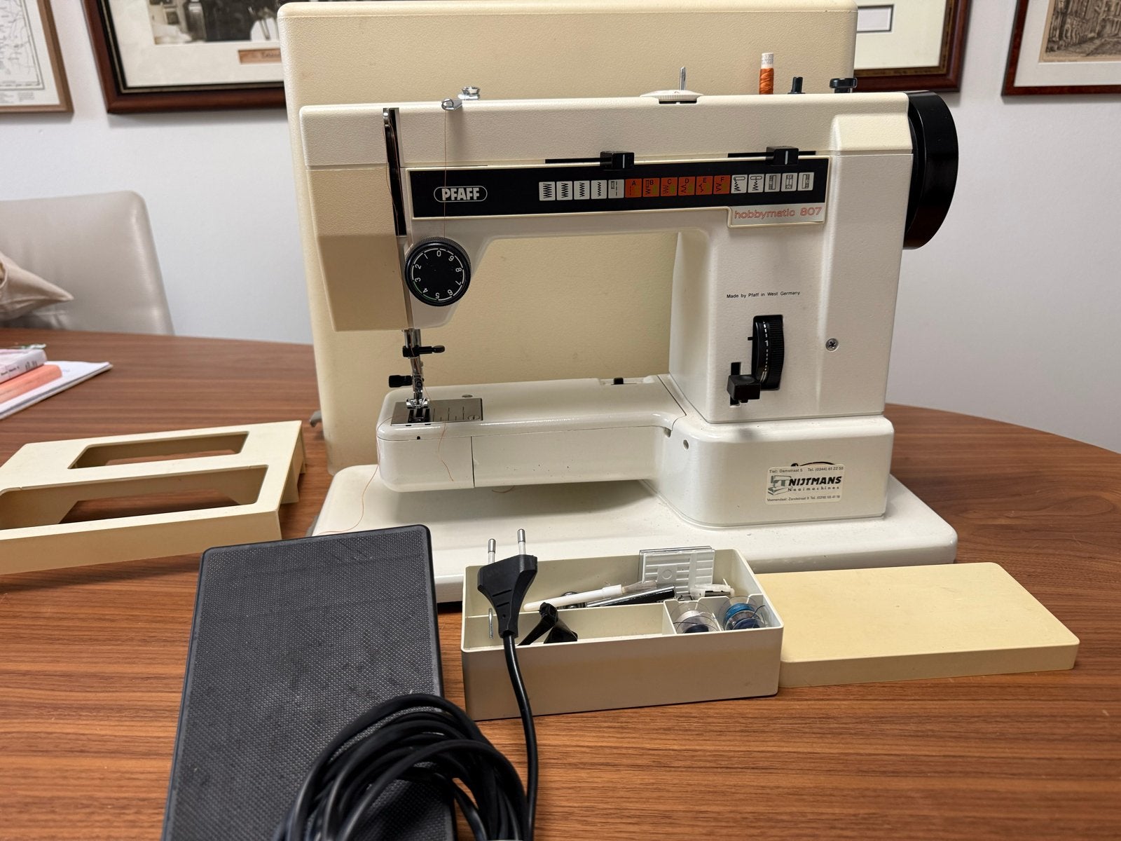 Pfaff HobbyMatic 807 Naaimachine, Ophalen of Verzenden, Gebruikt, Naaimachine, Pfaff