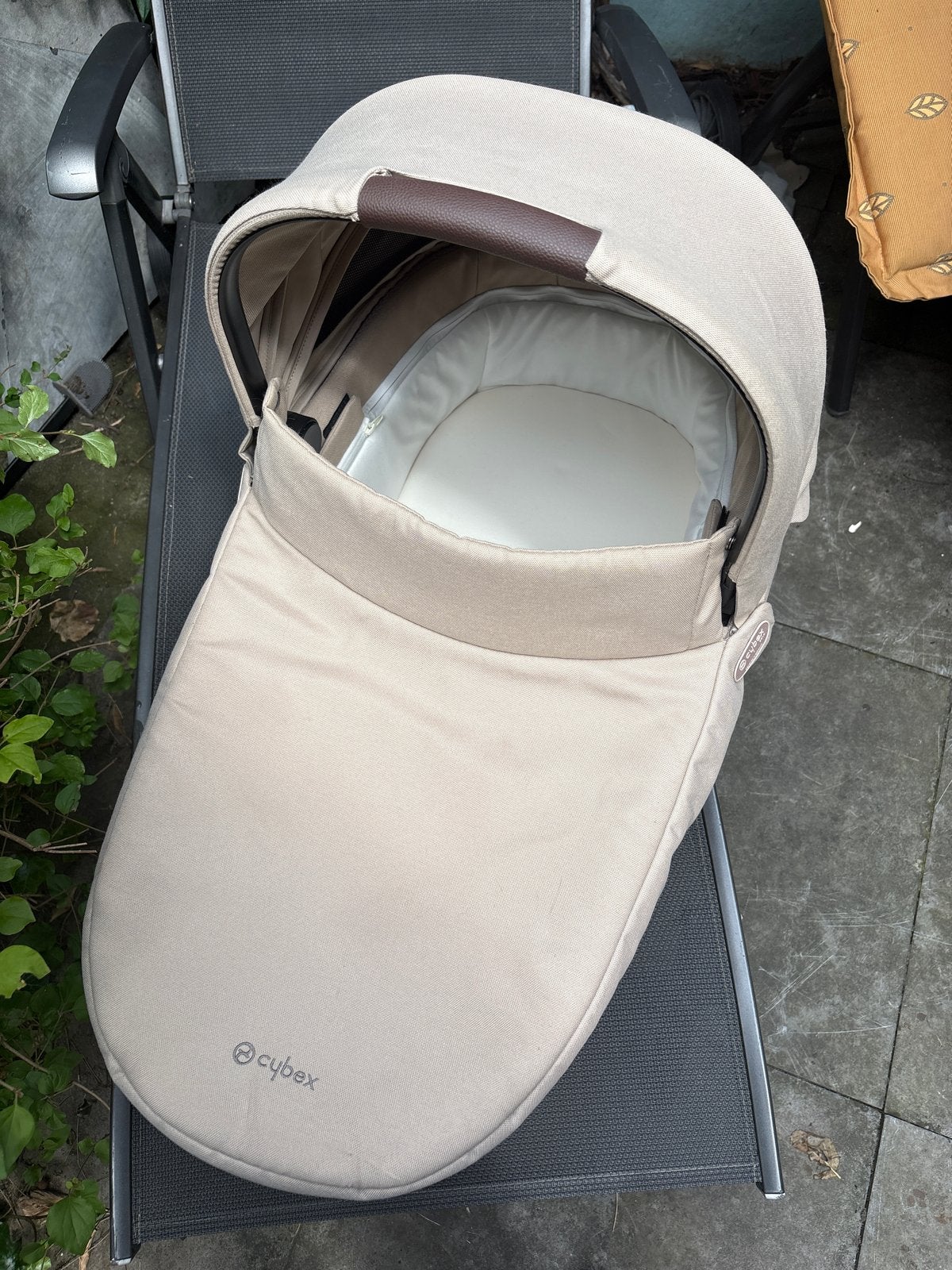 Cybex Balios S Lux Almond 3 in 1 kinderwagen, Gebruikt, Combiwagen, Verstelbare duwstang, Ophalen