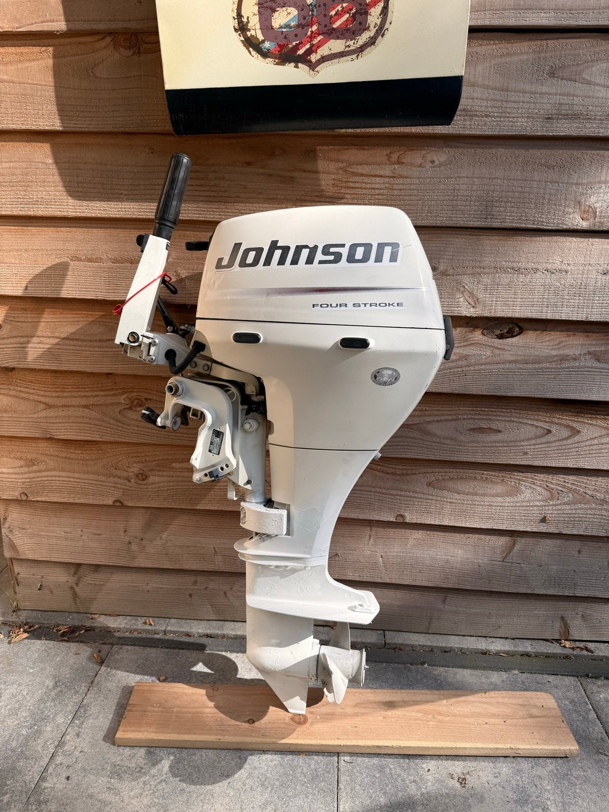 Johnson 15 pk kortstaart buitenboordmotor, Watersport en Boten, Ophalen, 10 tot 30 pk, Gebruikt, Viertaktmotor