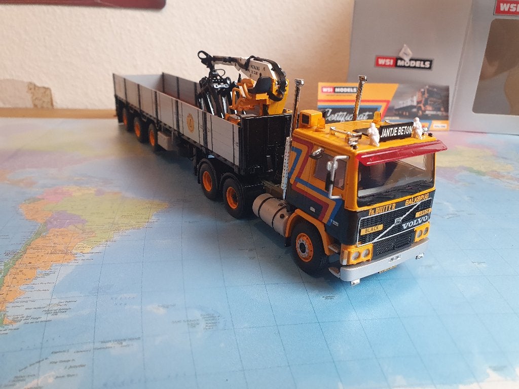 Wsi Fa. Buiter; VOLVO F12 6X2 BRICK TRAILER, Ophalen of Verzenden, Nieuw, Bus of Vrachtwagen, Wsi