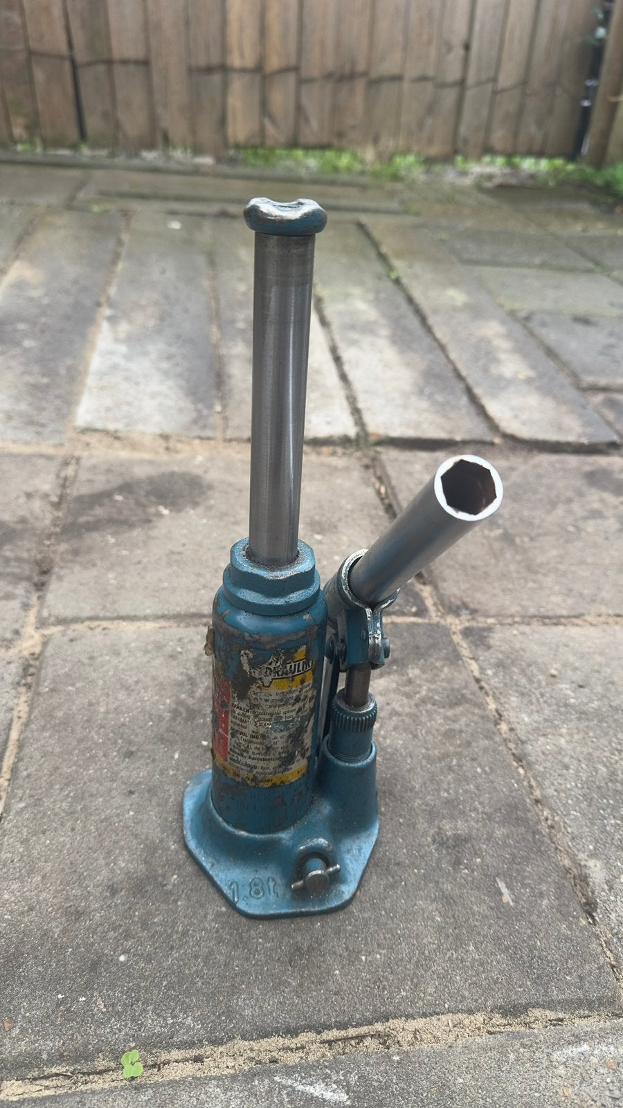 Hydraulische Potkrik - 1.8 Ton - Compact & Sterk, Ophalen, Zo goed als nieuw