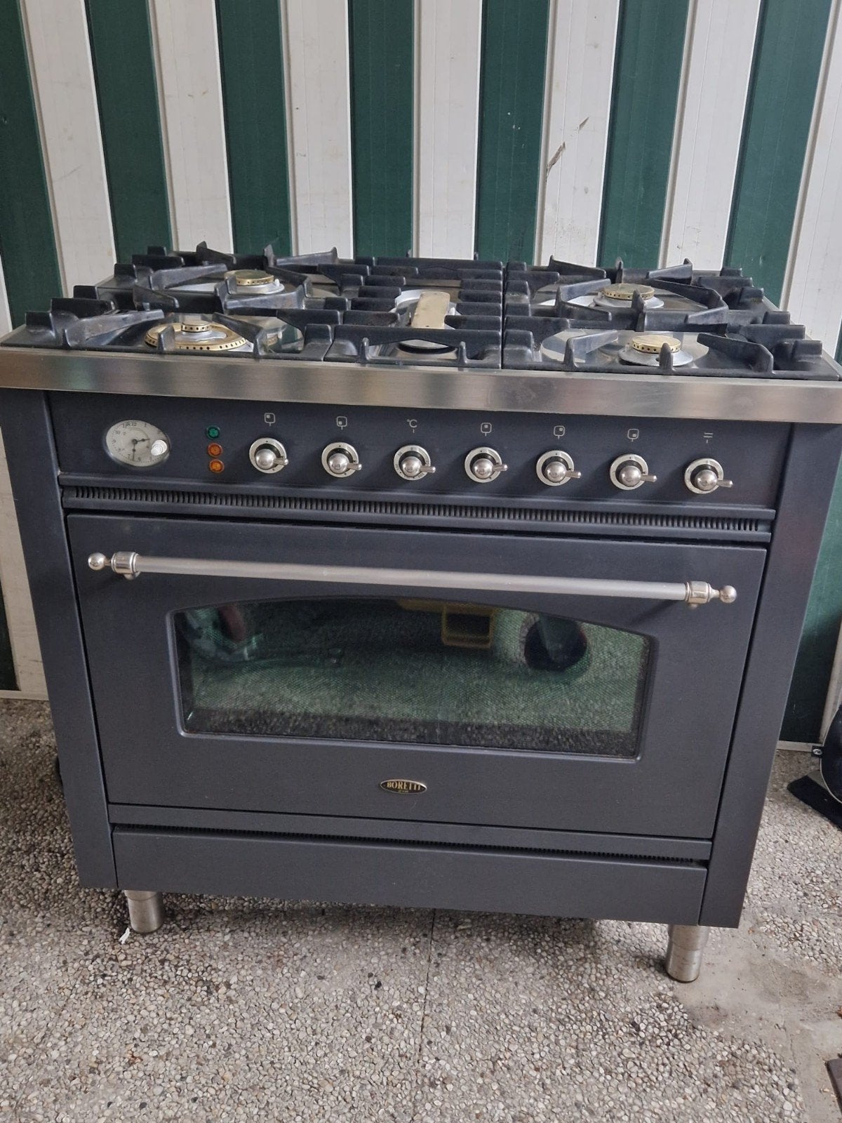 Boretti gasfornuis, Witgoed en Apparatuur, Fornuizen, 60 cm of meer, Ophalen of Verzenden, Zo goed als nieuw, Gas