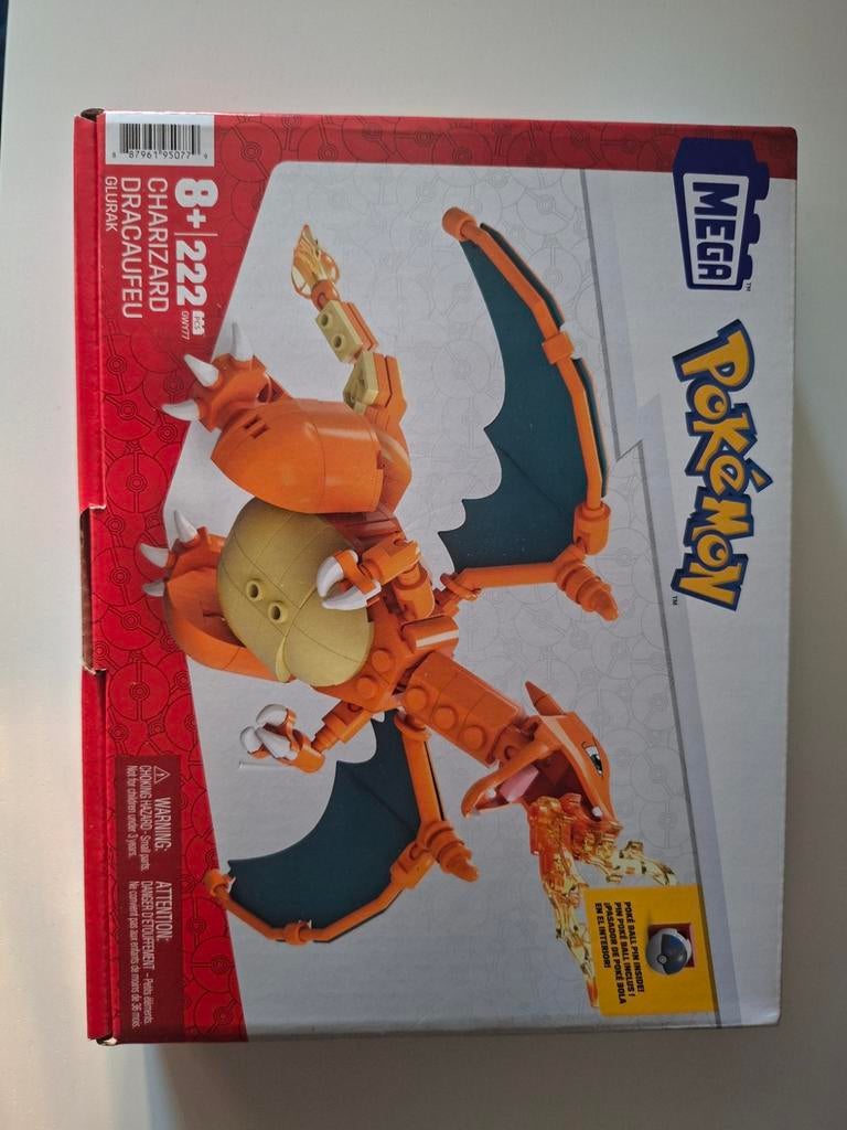 Mega Construx Pokémon Charizard, Kinderen en Baby's, Speelgoed | Bouwstenen, Ophalen of Verzenden, Zo goed als nieuw, Megabloks