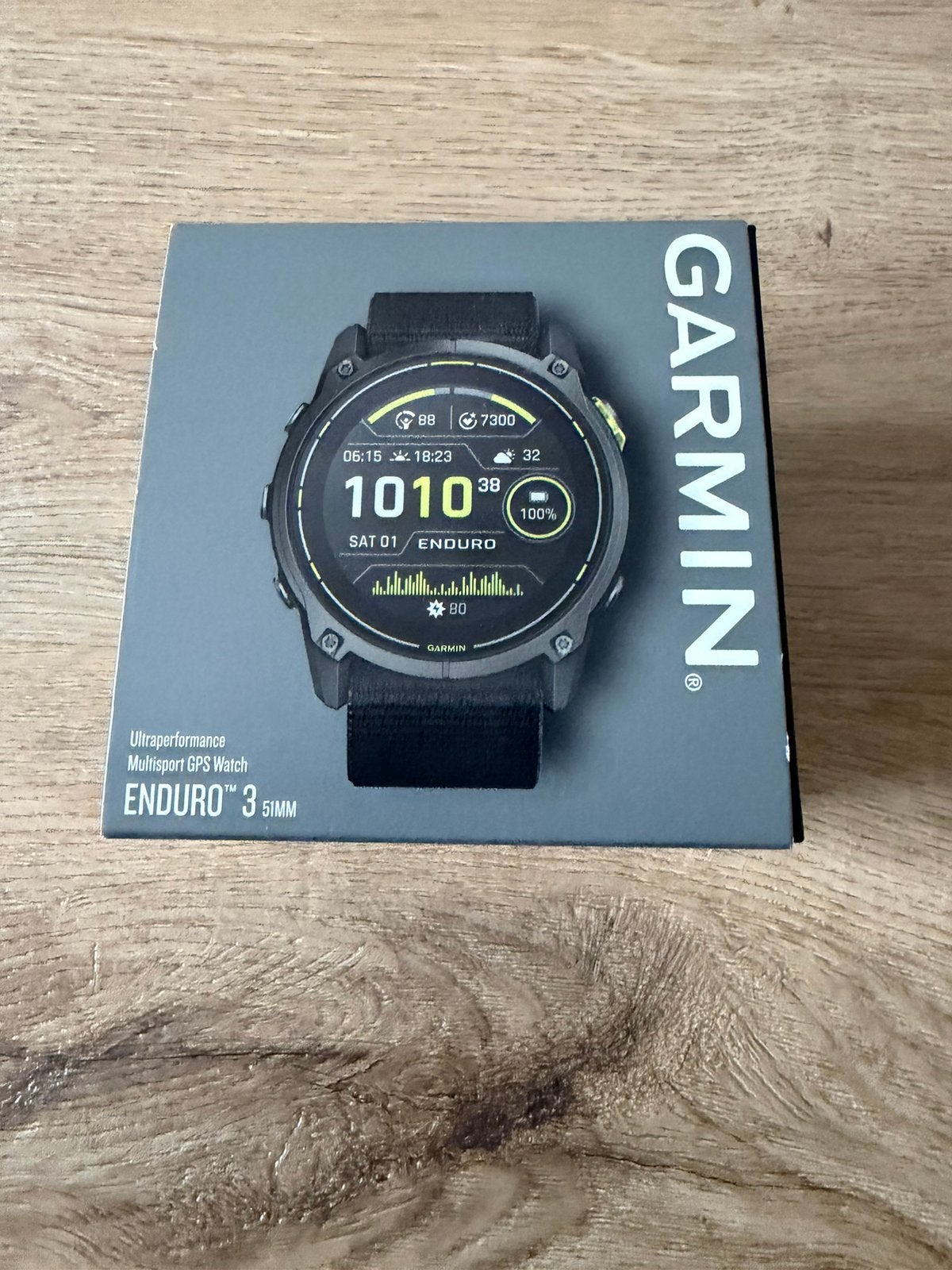Garmin enduro 3 sporthorloge, Zwart, IOS, Ophalen of Verzenden, Zo goed als nieuw