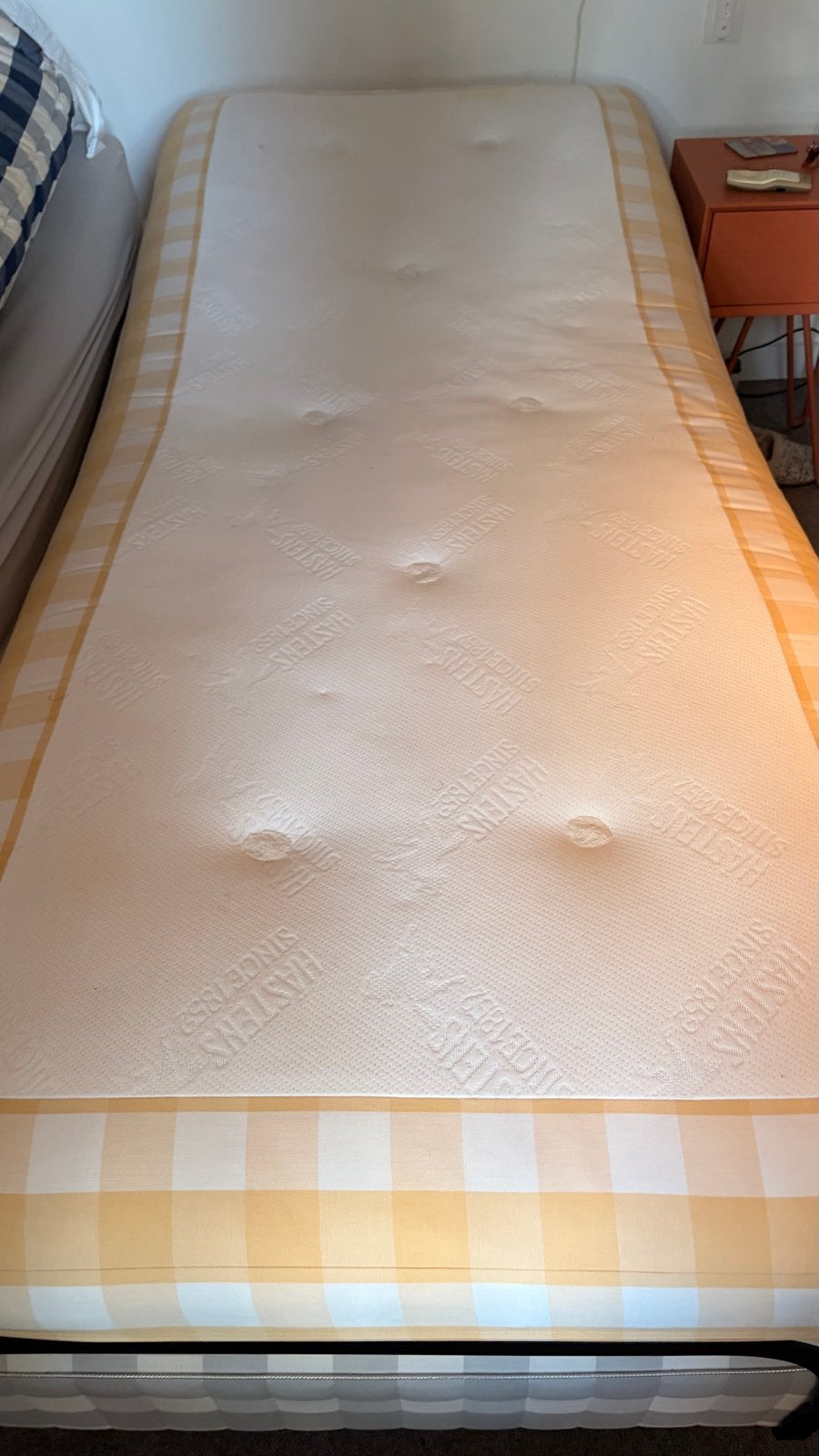 Hästens matras 220x90 firm, Ophalen, Gebruikt, 90 cm, Eenpersoons