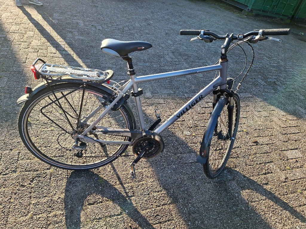 Herenfiets, Gebruikt, Velgrem, Versnellingen, 53 tot 57 cm
