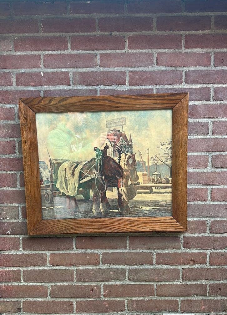 Oud Van Nelle spaargeschenk J.P. Molenaar Rotterdam, Ophalen of Verzenden, Klassiek, Stads- / dorpsgezicht