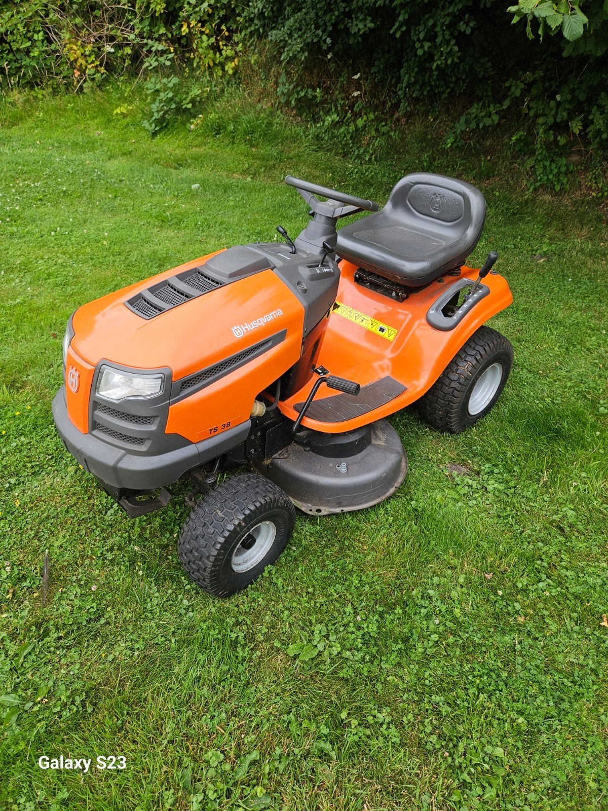 Husqvarna ts 38 zitmaaier grasmaaier mulch, Ophalen of Verzenden, Gebruikt, Mulchfunctie, 90 tot 120 cm