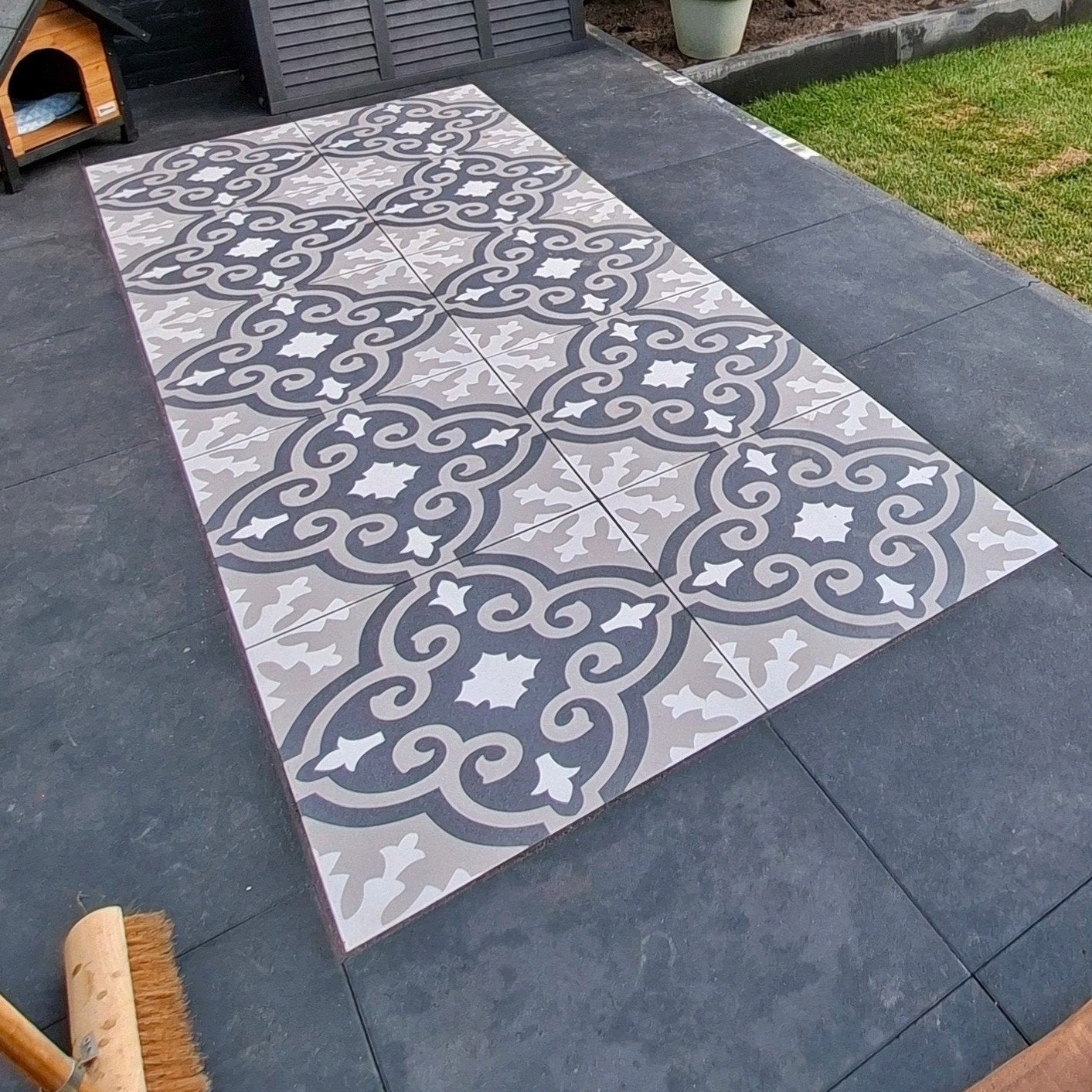 Prachtige siertegels tuin 60 x 60 cm, Tuin en Terras, Ophalen, Keramiek, 5 tot 10 m², Terrastegels