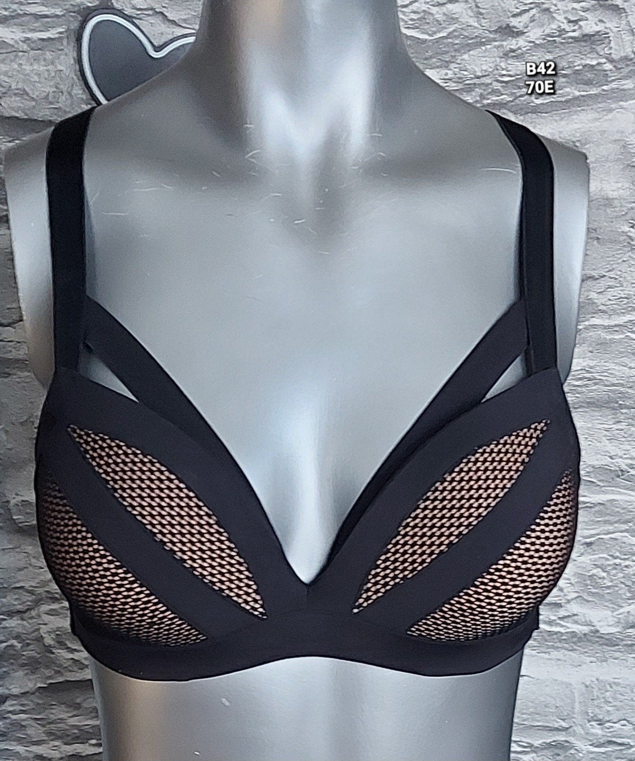Marlies Dekkers Wing Power BH - Zwart met mesh details, Marlies Dekkers, Ophalen of Verzenden, Zwart, BH