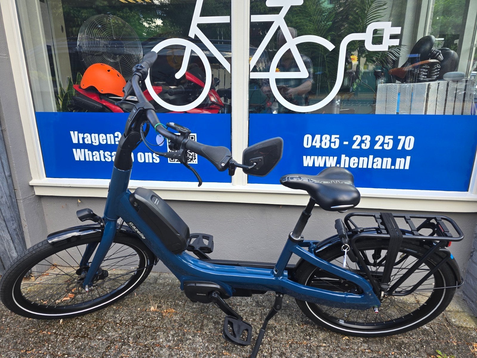 Gazelle EasyFlow elektrische fiets lage instap, Minder dan 47 cm, Ophalen, Zo goed als nieuw, Gazelle