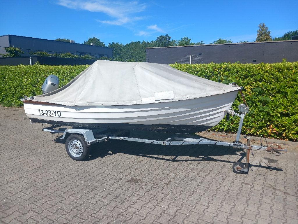 WITH 450 GROTE RUIME BOOT 30 PK TRAILER INRUIL MOGELIJK, Ophalen, 10 tot 30 pk, Gebruikt, Viertaktmotor