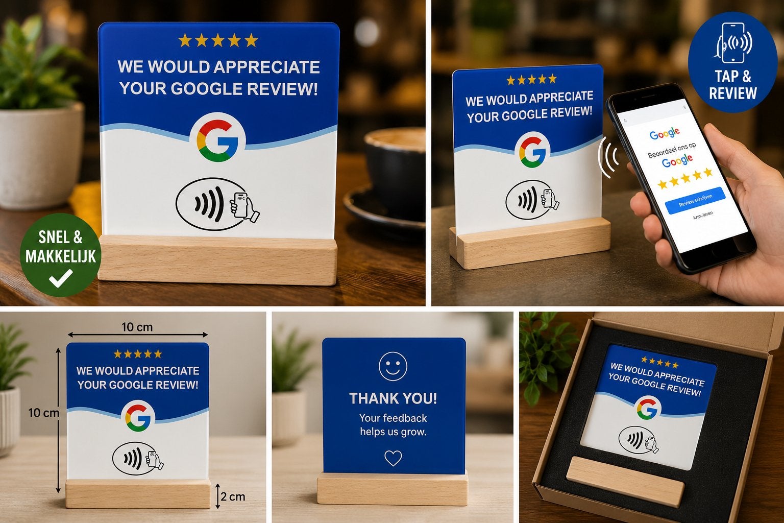 Google Review NFC Kaart – Tik & Review, Overige typen, Havik 13, Nieuw, Ashourmilad05@gmail.com
