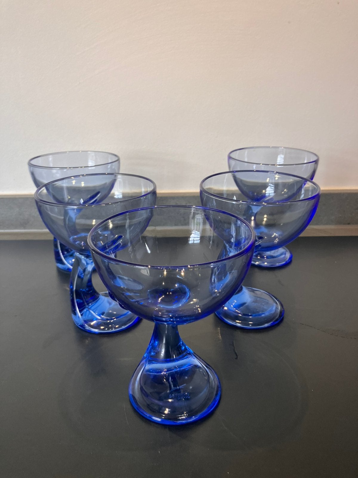 Vintage bormioli rocco ijscoupes, Ophalen of Verzenden, Gebruikt, Overige typen