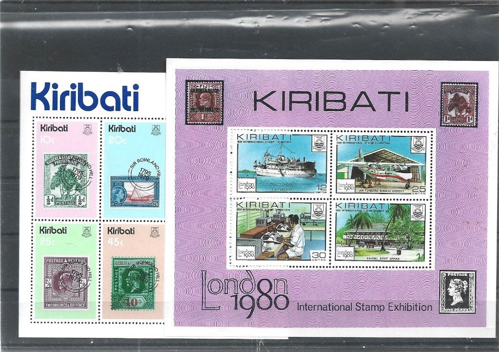 NR 173 KIRIBATI 2 BLOKKEN POSTFRIS, Ophalen of Verzenden, Postfris