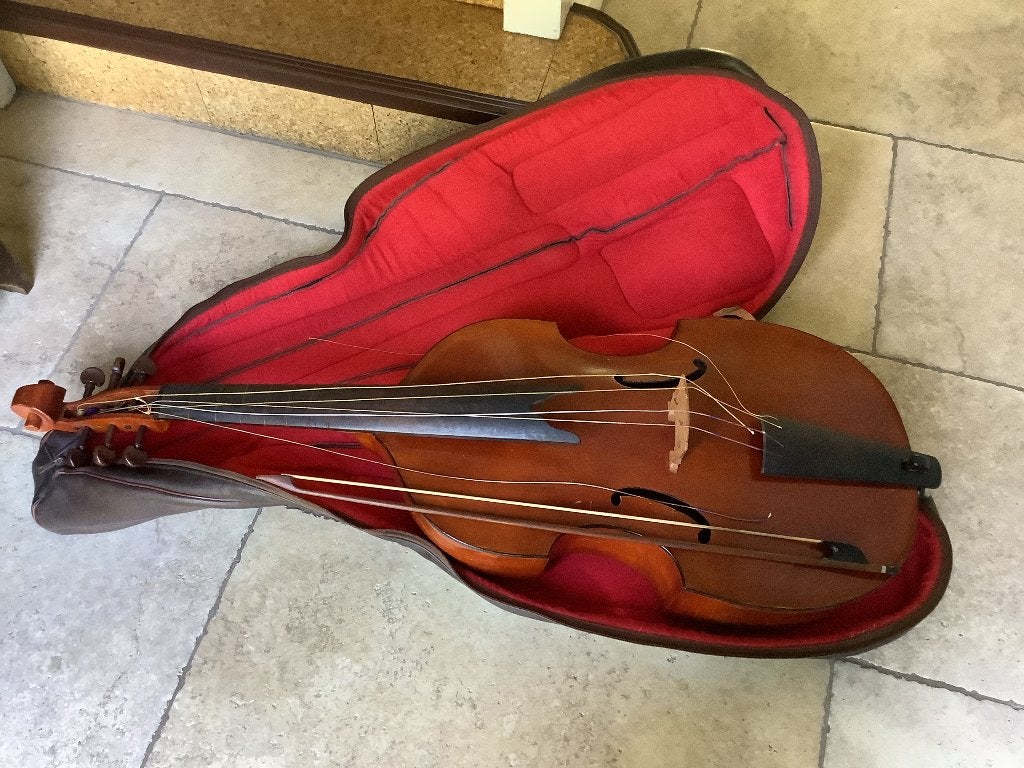 Viola da Gamba, Ophalen, Gebruikt, Met koffer