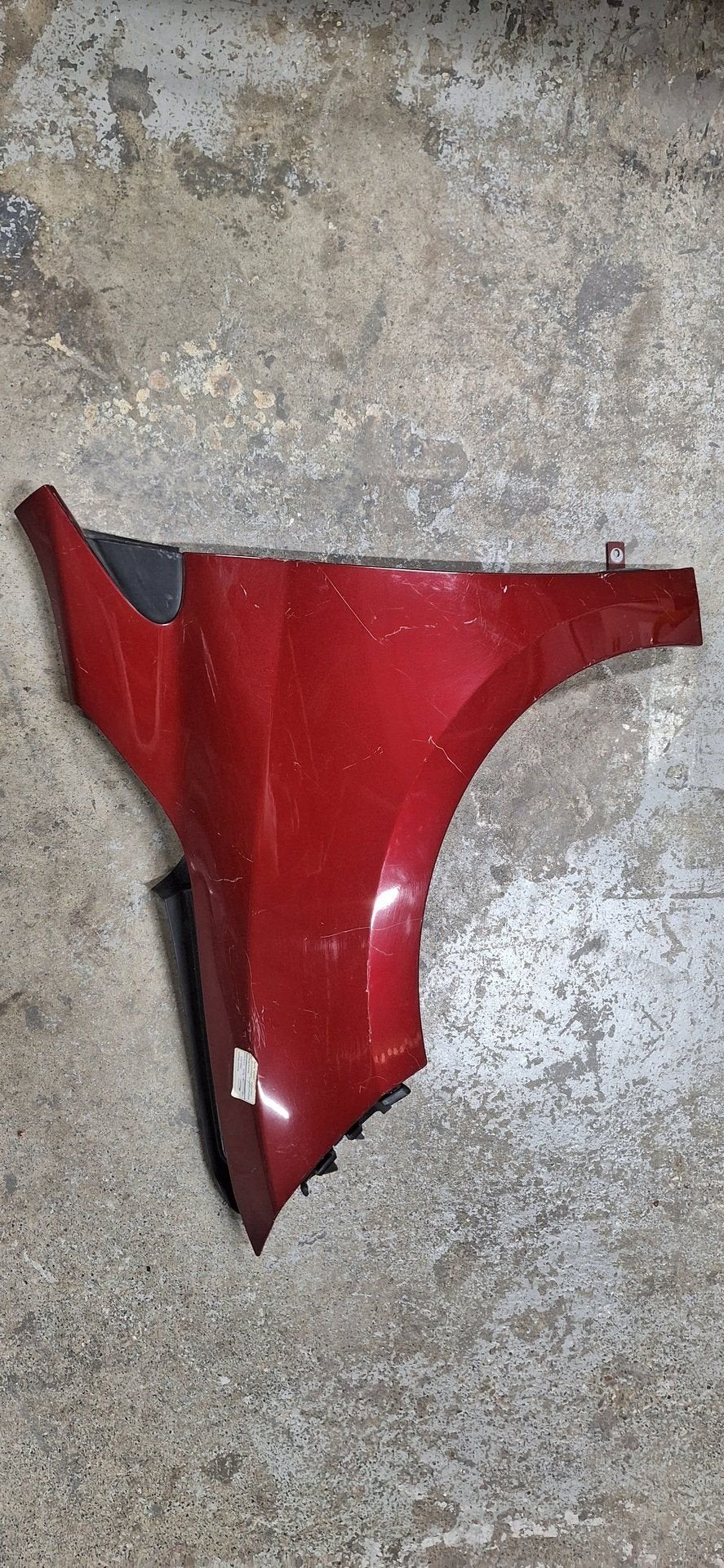 Renault Megane Spatbord Links-voor 2009-2013 Rood Origineel, Gebruikt, -, Renault, -