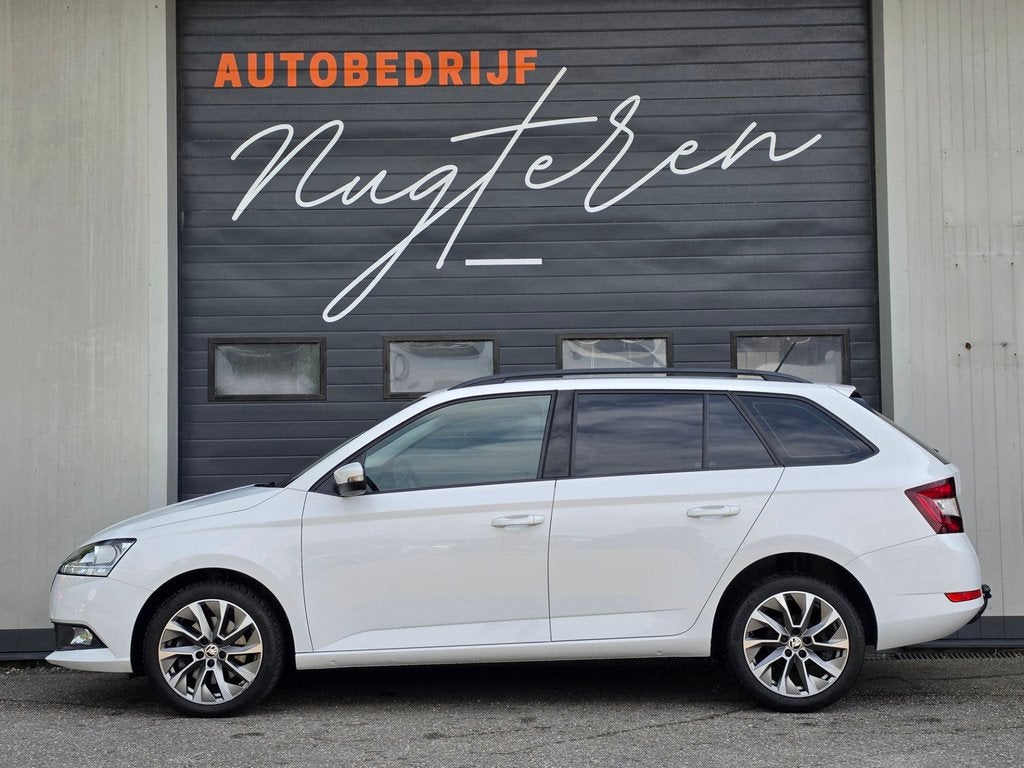 Skoda Fabia Combi 1.0 TSI Business Edition|Automaat|Trekhaak, Auto's, Skoda, Stof, Gebruikt, Wit, Origineel Nederlands